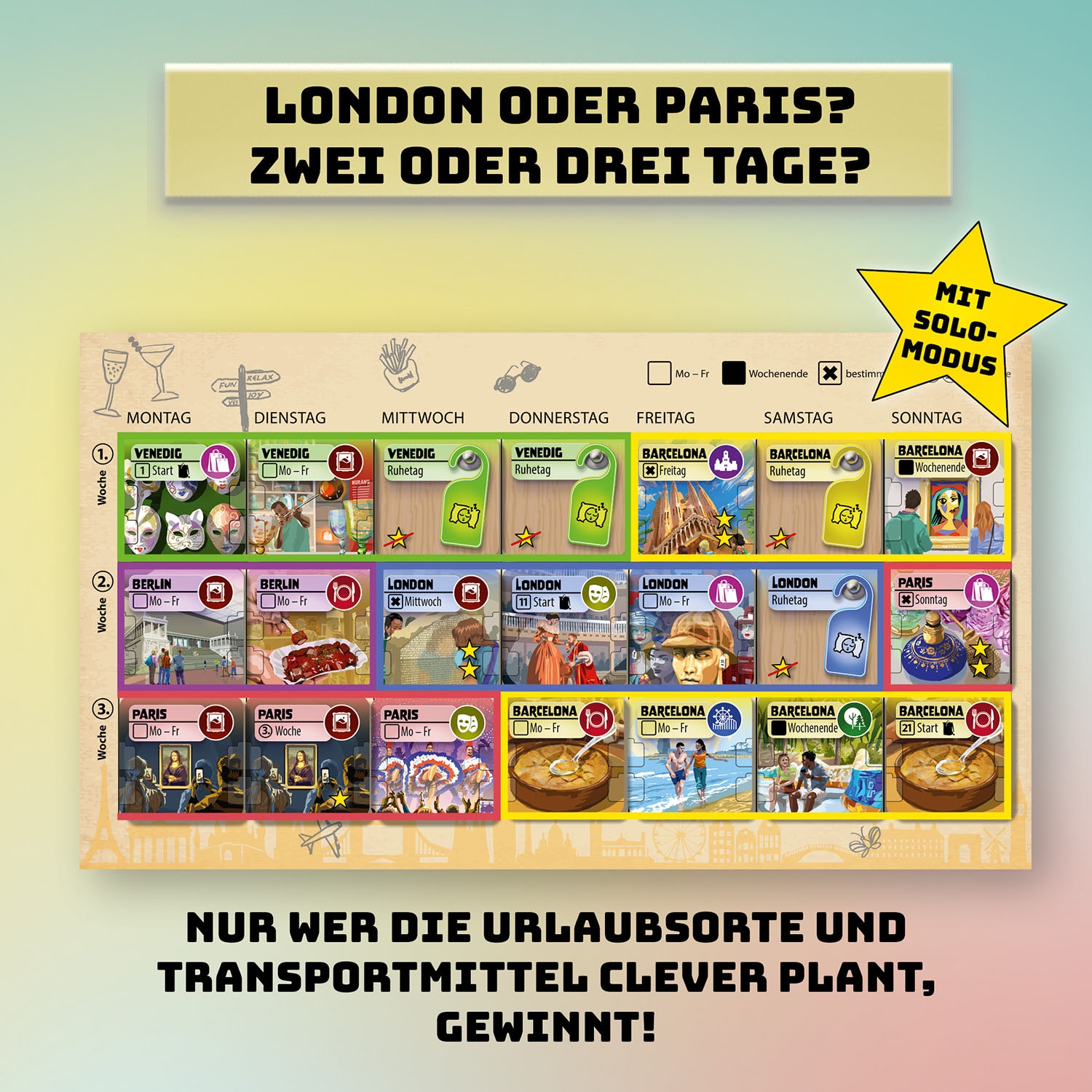 Kosmos Spiel »Happy Holiday« Made in Europe