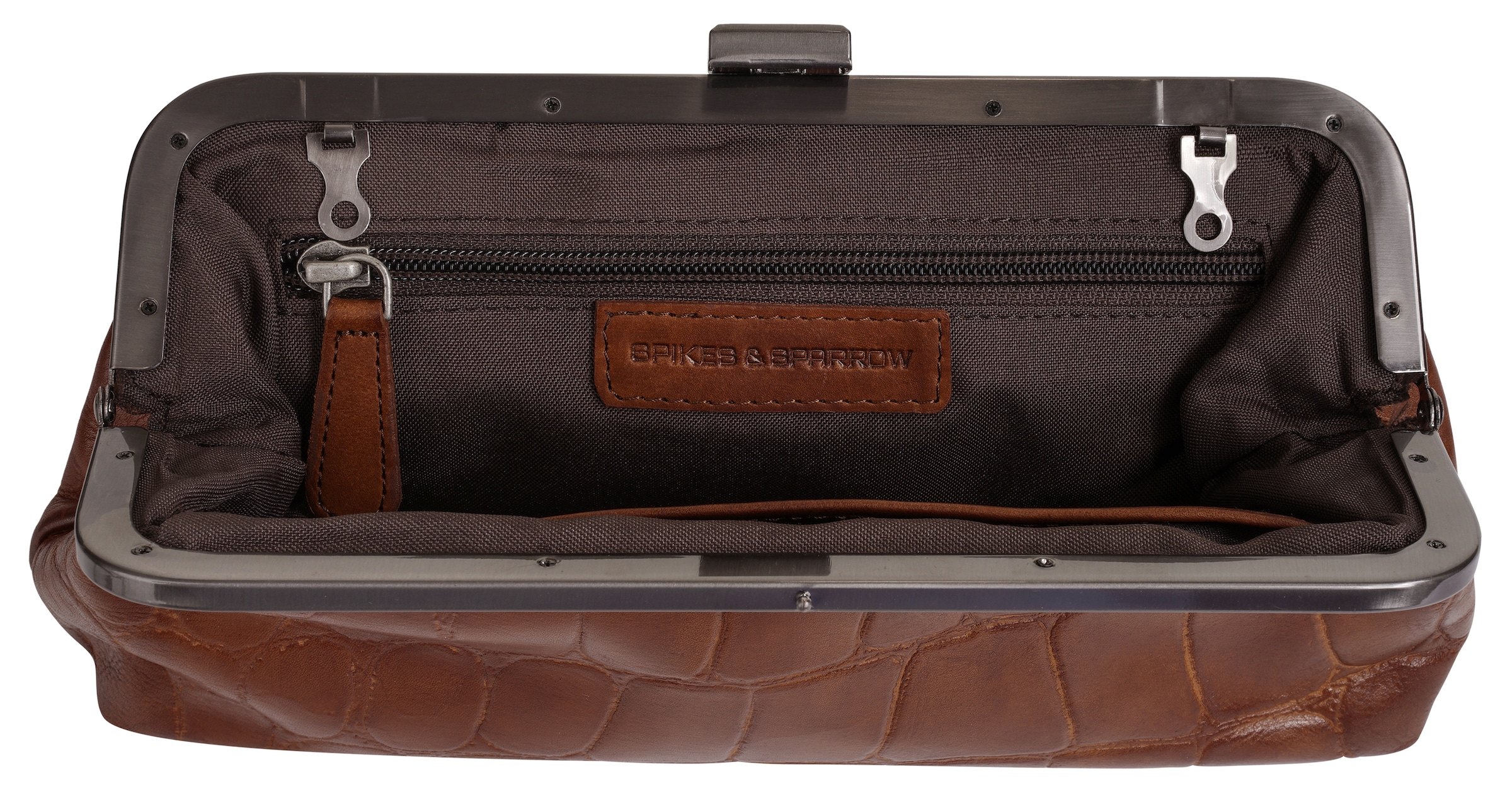 Spikes & Sparrow Abendtasche »SPIKES & SPARROW Damen echt Leder« echt Leder