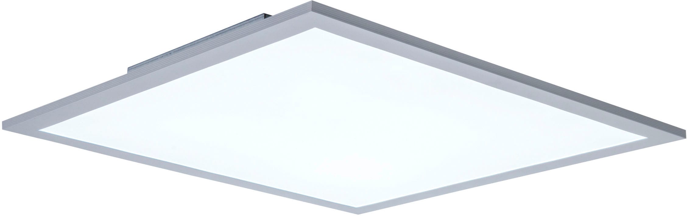 näve LED Panel »Nicola«, 1 flammig, Aufbaupanel weiß 45x45cm, H: 6cm, 120 LED, Lichtfarbe neutralweiß