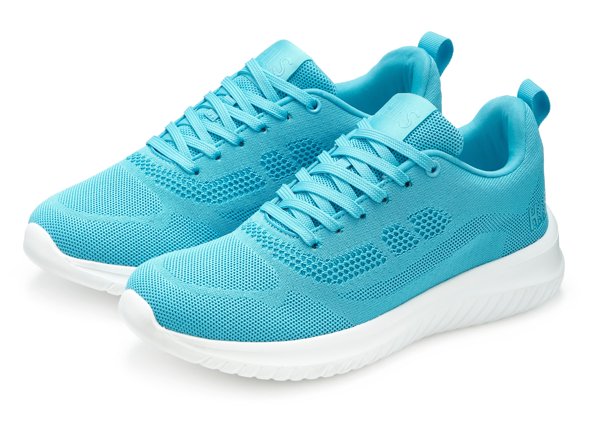 H.I.S »Schnürschuh, Halbschuh, Freizeitschuh, Schnürhalbschuh«  NEU Turnschuh im sportiven Look aus luftigem Mesh-Material VEGAN