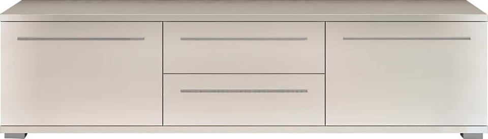 Places of Style Lowboard »Piano TV-Kommode in Breite 165 oder 180 cm mit Soft-Close-Funktion«, Hochglanz UV-lackiert, Br 180 cm mit versch. Tür- und Schubkastenmaße
