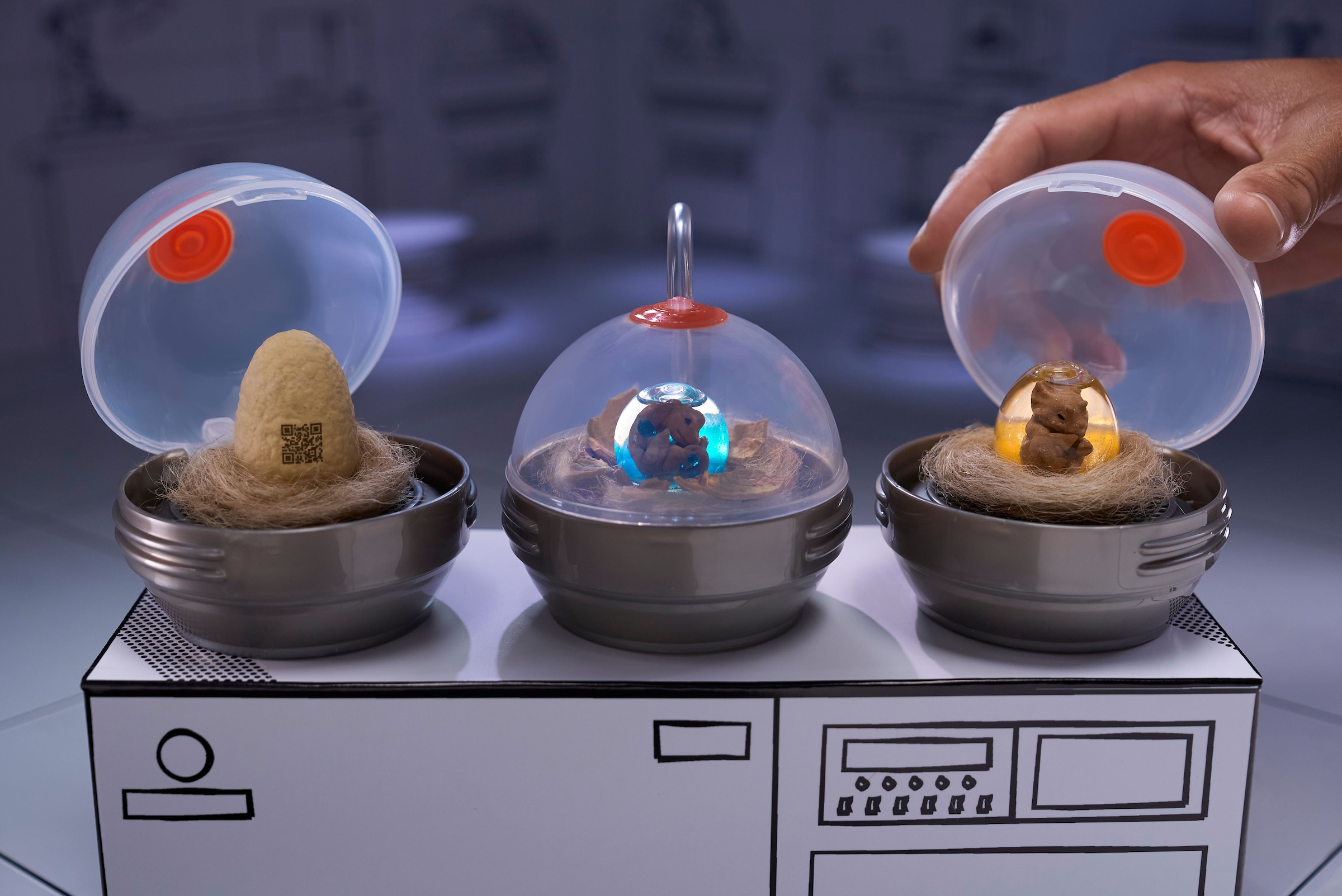 MGA ENTERTAINMENT Kreativset »MGA's Miniverse - Make It Mini Dinosaurs (Jurassic World)« Lieferung erfolgt sortiert