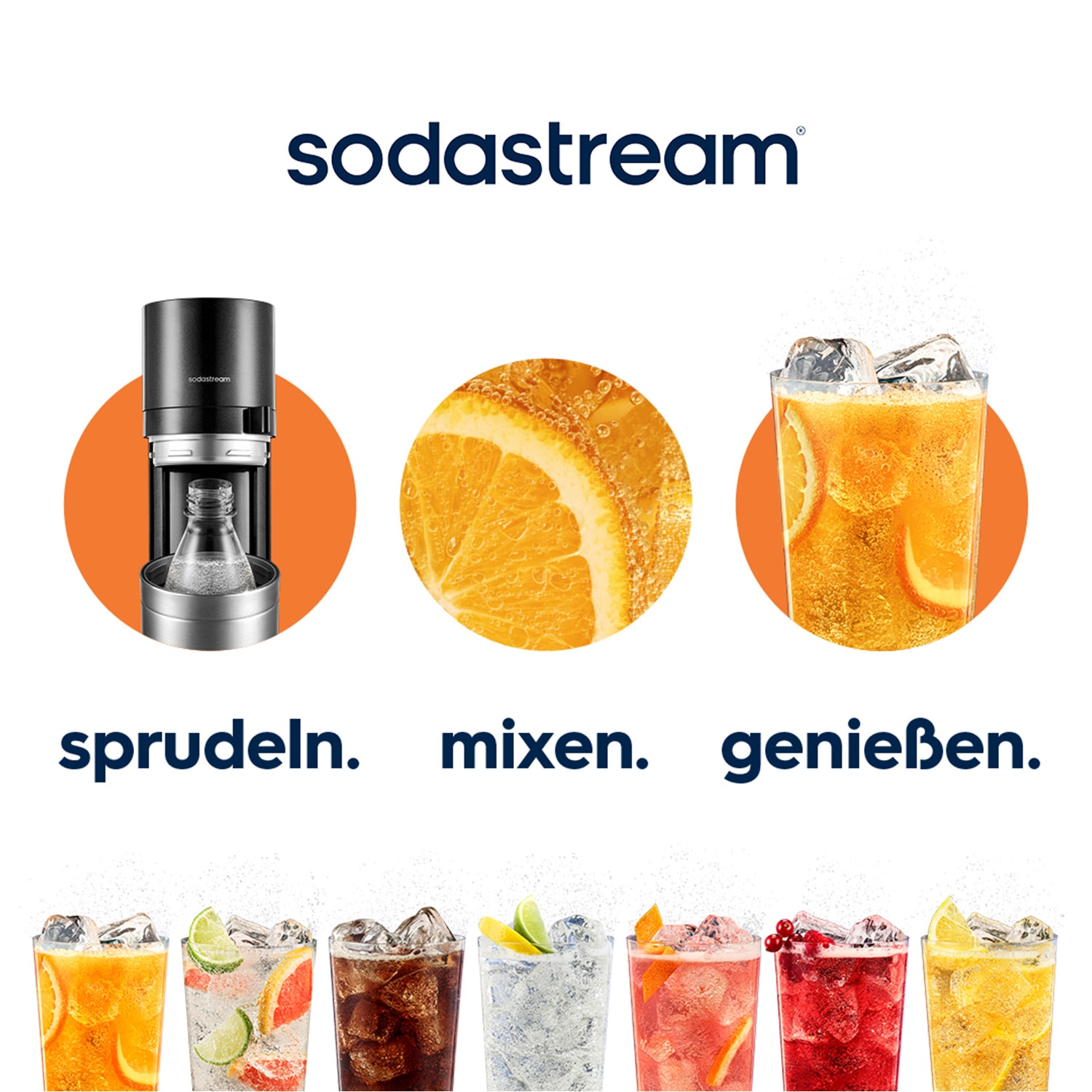 SodaStream Wassersprudler »DUO Wassersprudler titan, Vorteilspack XL« Glas- und Kunststoffflaschen nutzbar, DUO-Paket mit 4 Flaschen