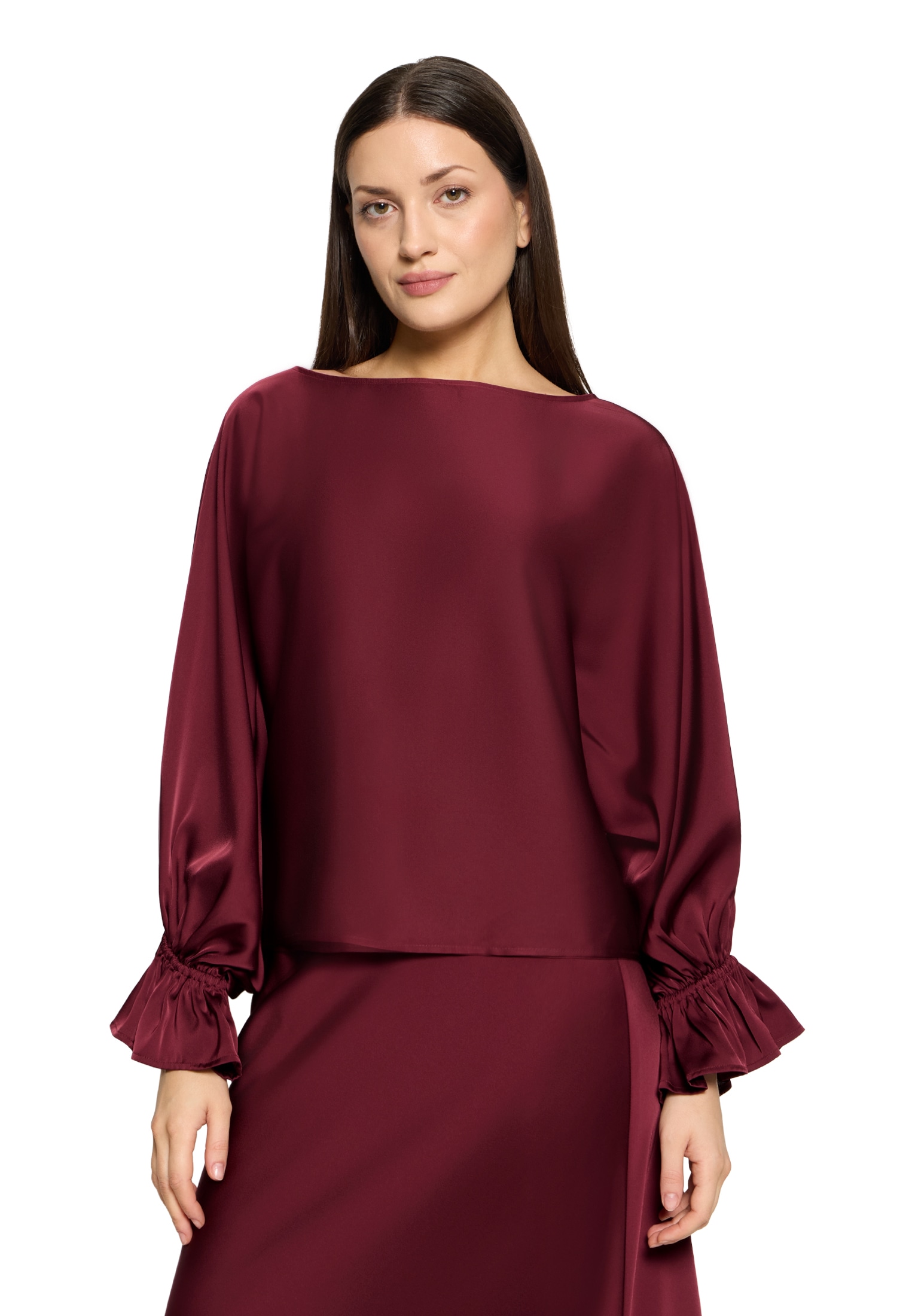 Vera Mont Satinbluse »Satin-Bluse mit Fledermausärmeln«