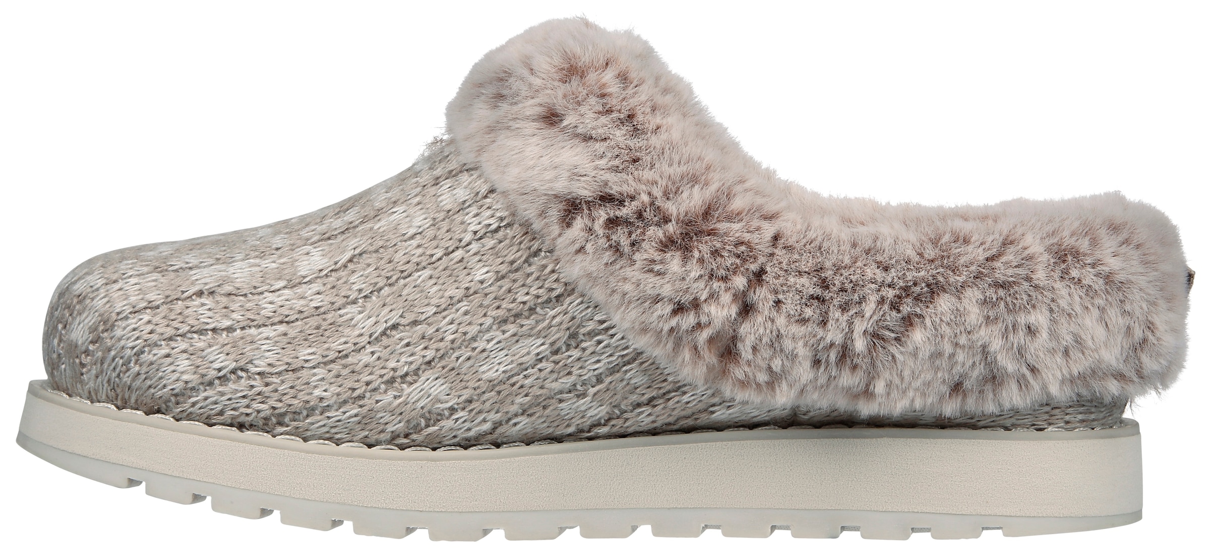 Skechers Pantoffel »KEEPSAKES - ICE ANGEL«  Hausschuh in Strick-Optik