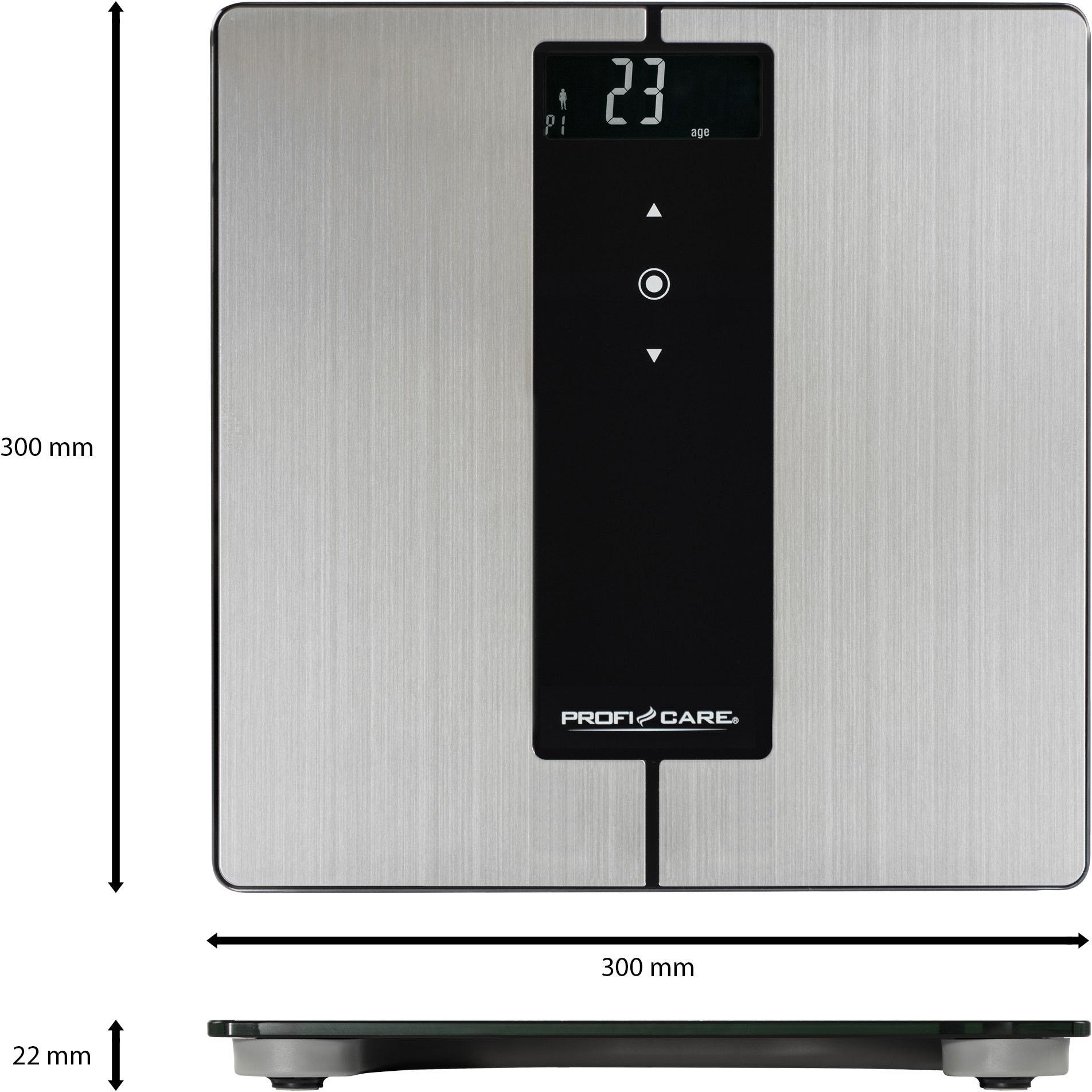 ProfiCare Körper-Analyse-Waage »PC-PW 3008 BT«, 9 in 1 mit Bluetooth