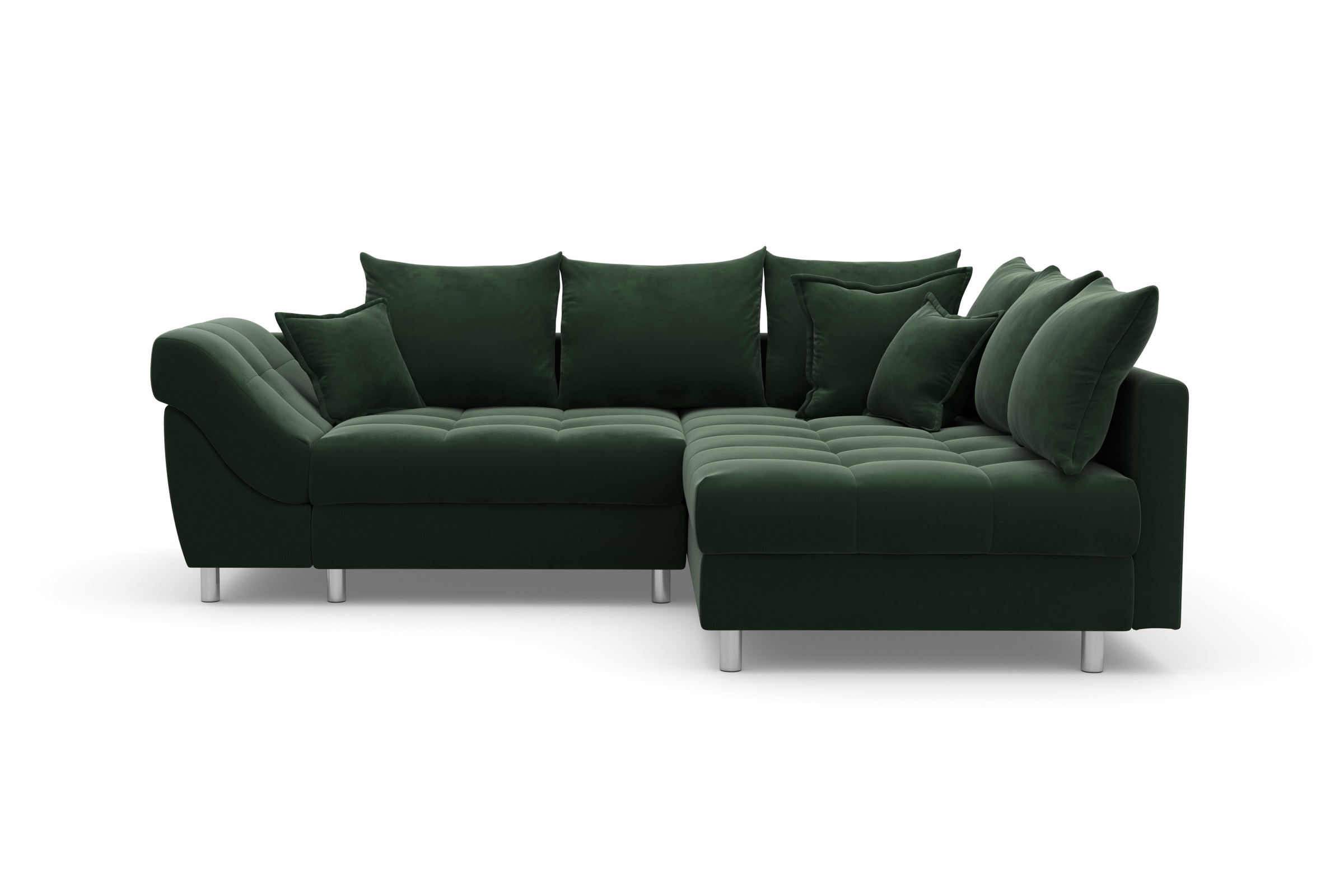 COLLECTION AB Ecksofa Joseli,  mit Zier- und Rückenkissen, komfortable Schanzen-Armlehne