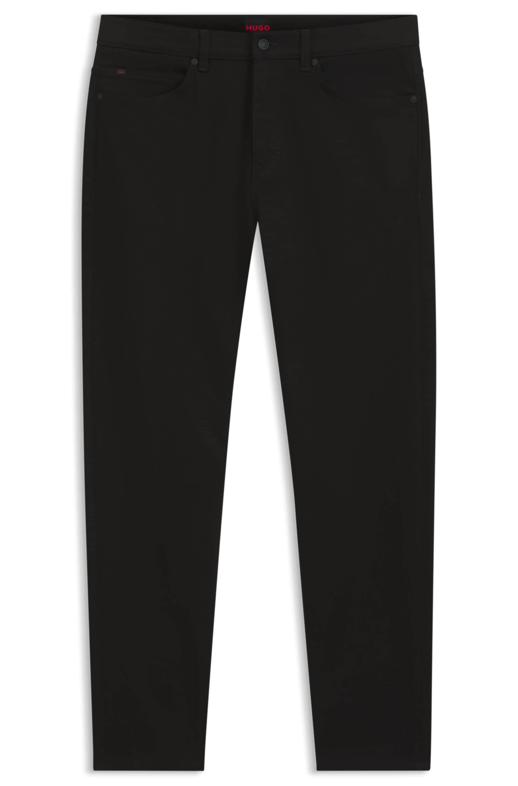 HUGO Slim-fit-Jeans »HUGO 708« mittlere Bundhöhe, gerader Beinverlauf, Slim Fit, Stretch-Denim
