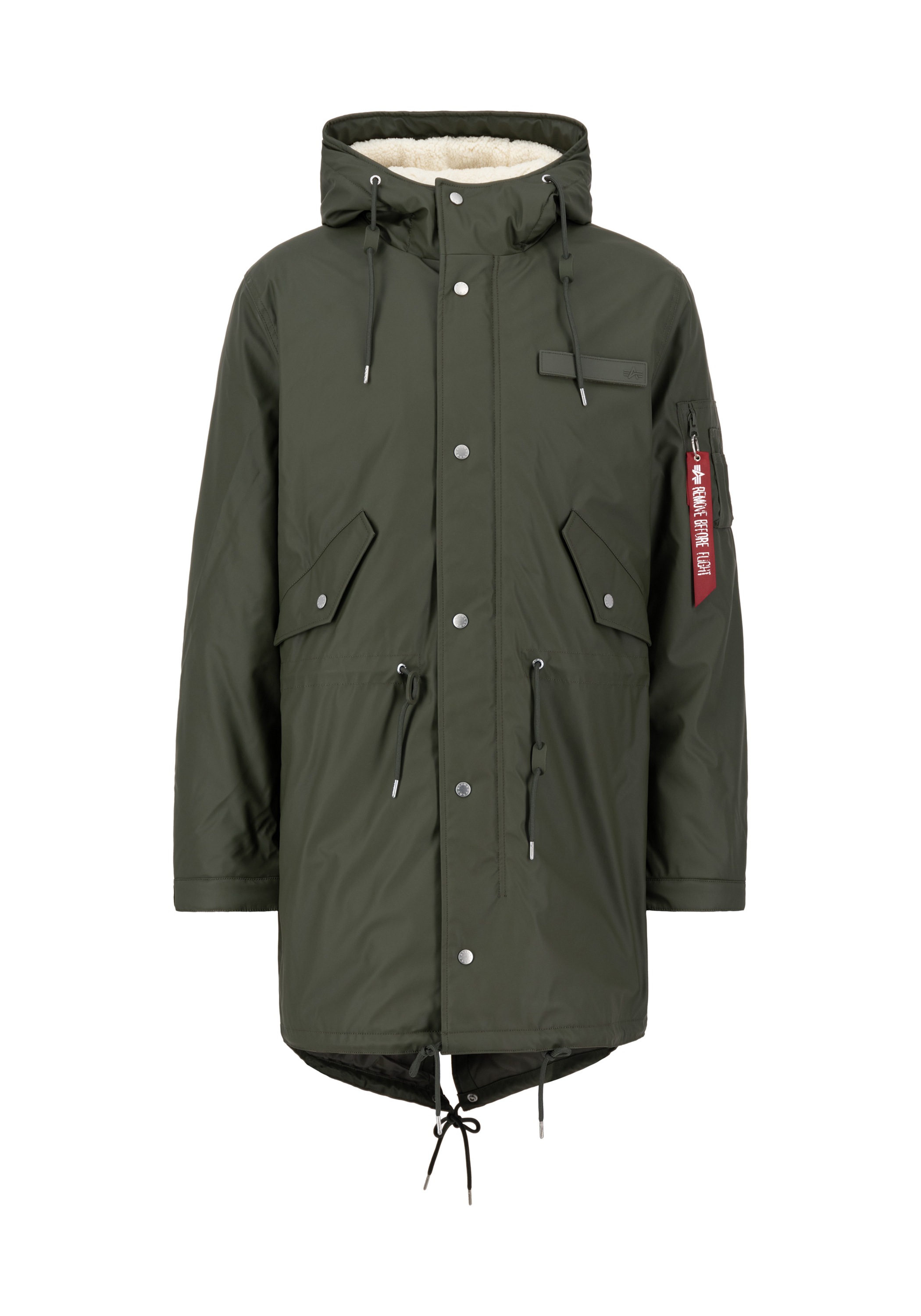 Alpha Industries Herren Regen- und Matschjacke »Raincoat TL« in grün, Größe XL