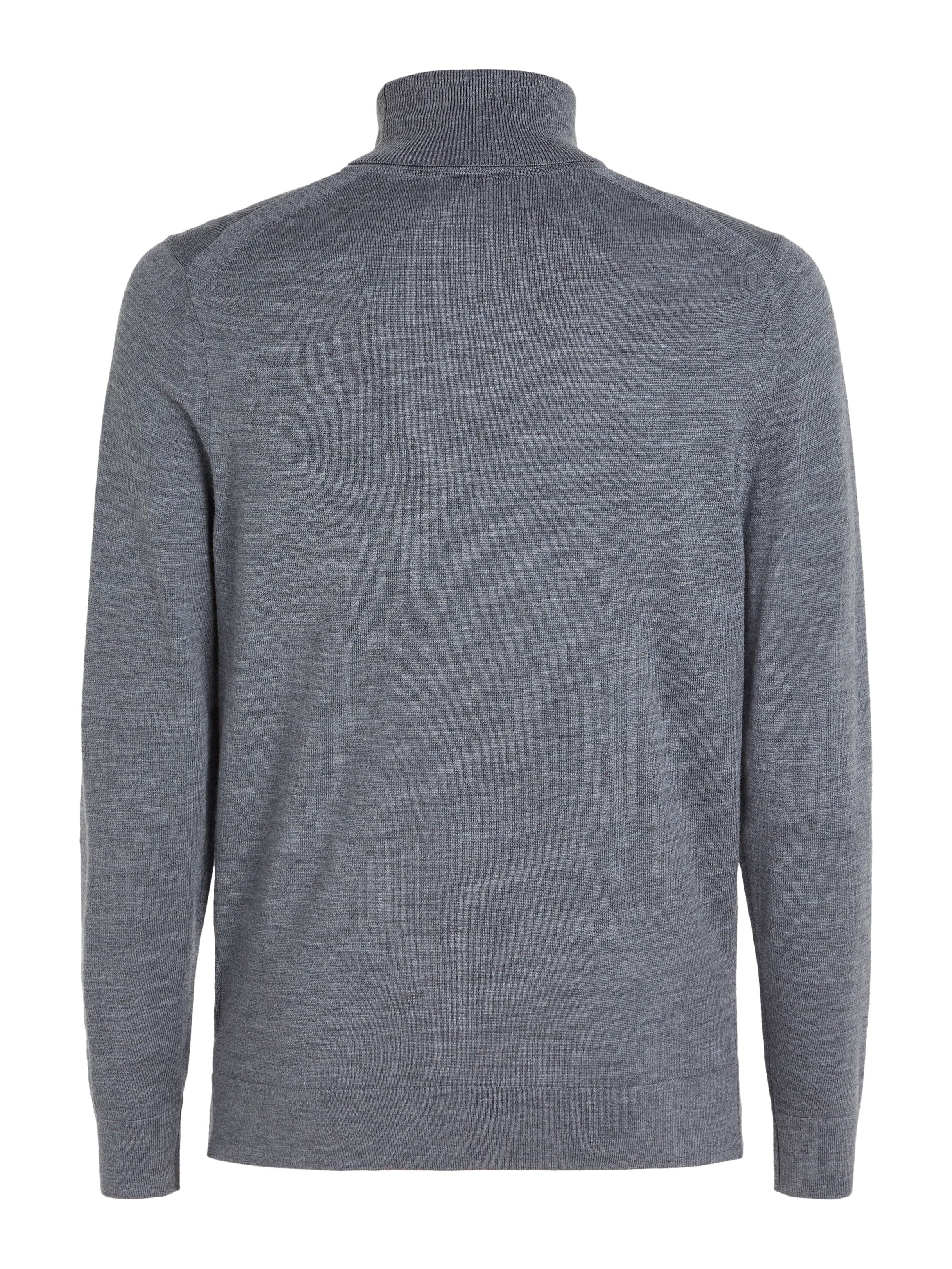 Calvin Klein Rollkragenpullover »SUPERIOR WOOL TURTLE NECK«, mit Logostickerei