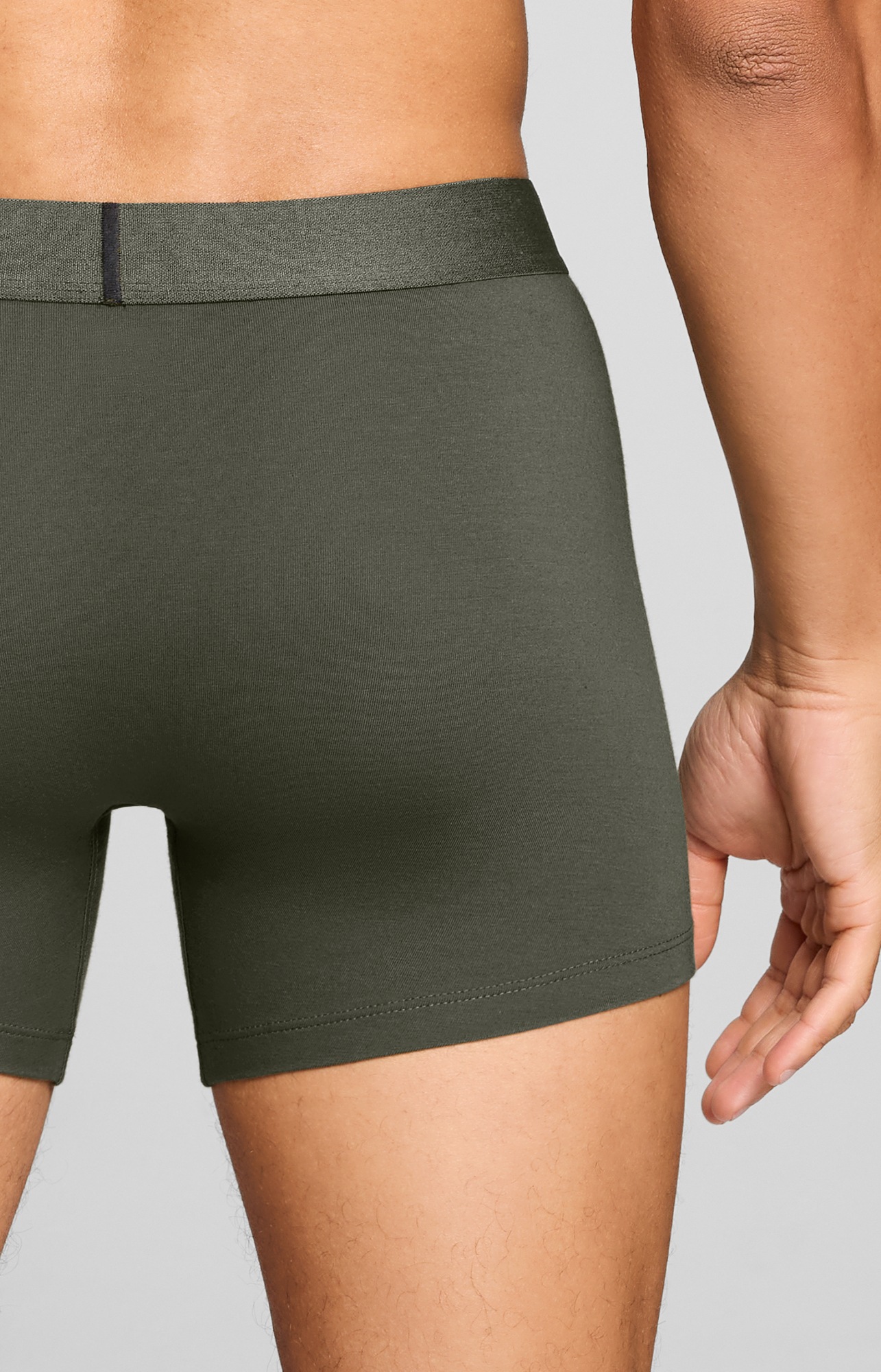 Levi's® Boxershorts »LEVIS MEN MEL WB BOXER BRIEF« 3er Pack,  ohne Eingriff, tonaler Logobund, elastisch, Cotton-Mix