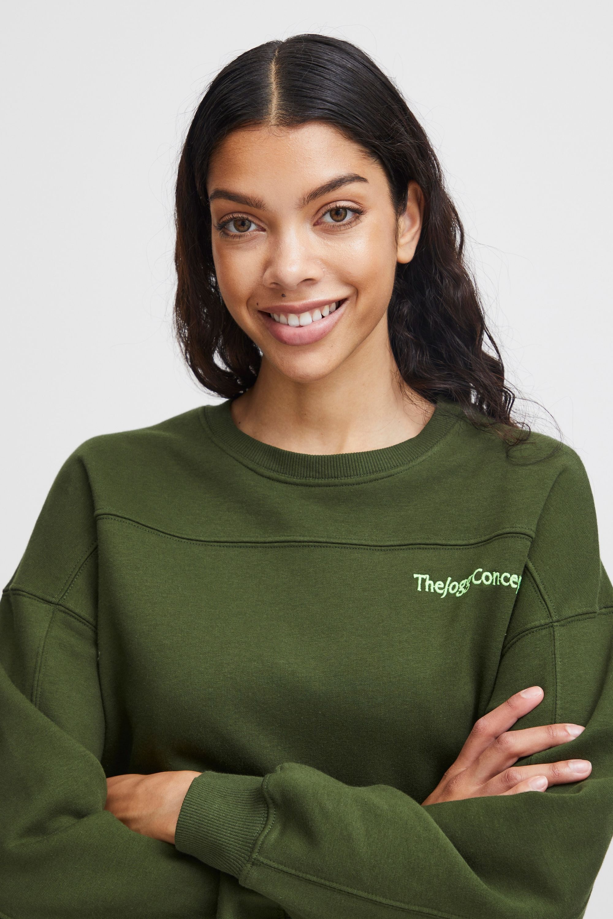 TheJoggConcept Rundhalspullover »Sweatshirt JCRafine«