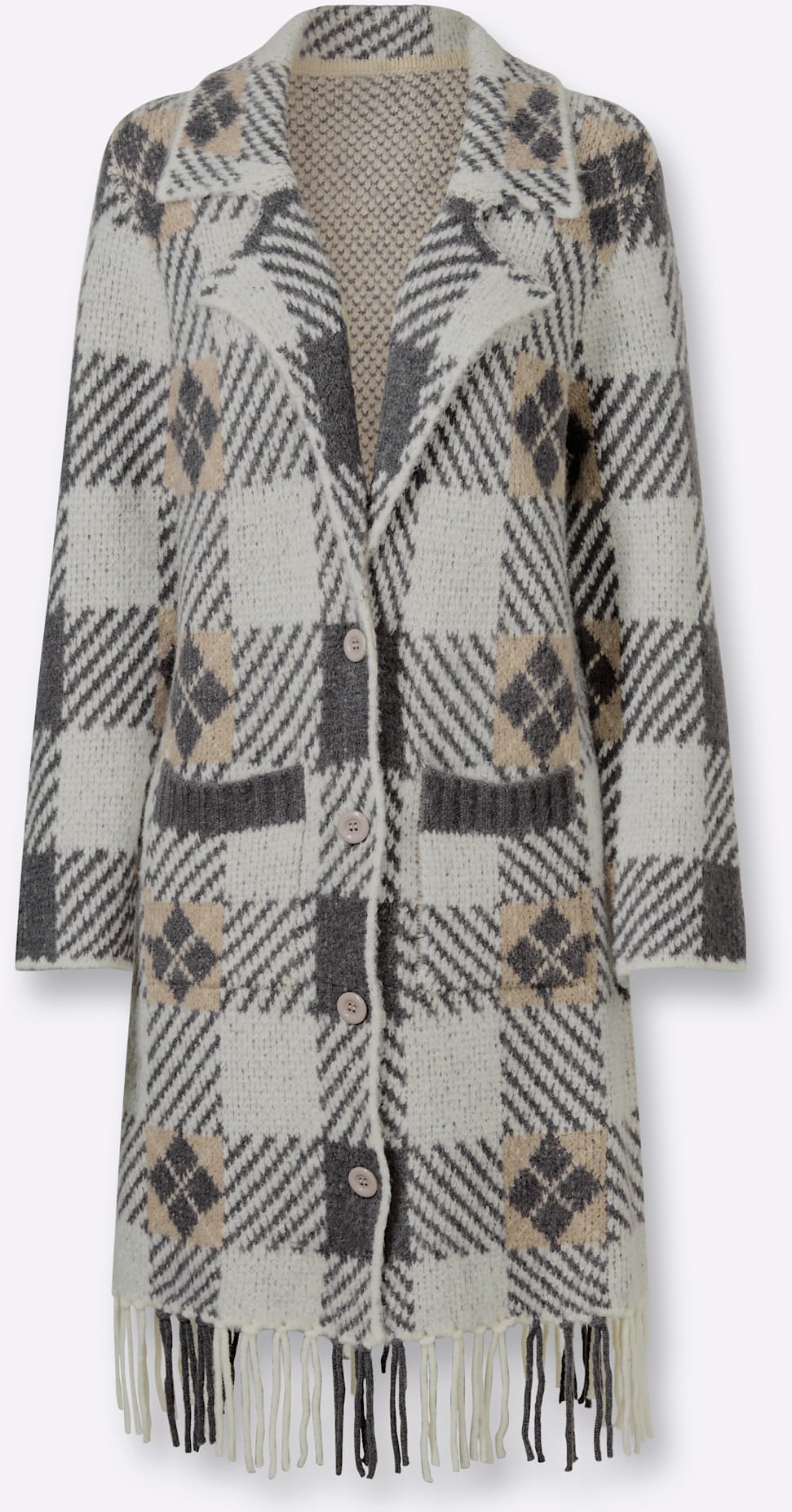 heine Longstrickjacke