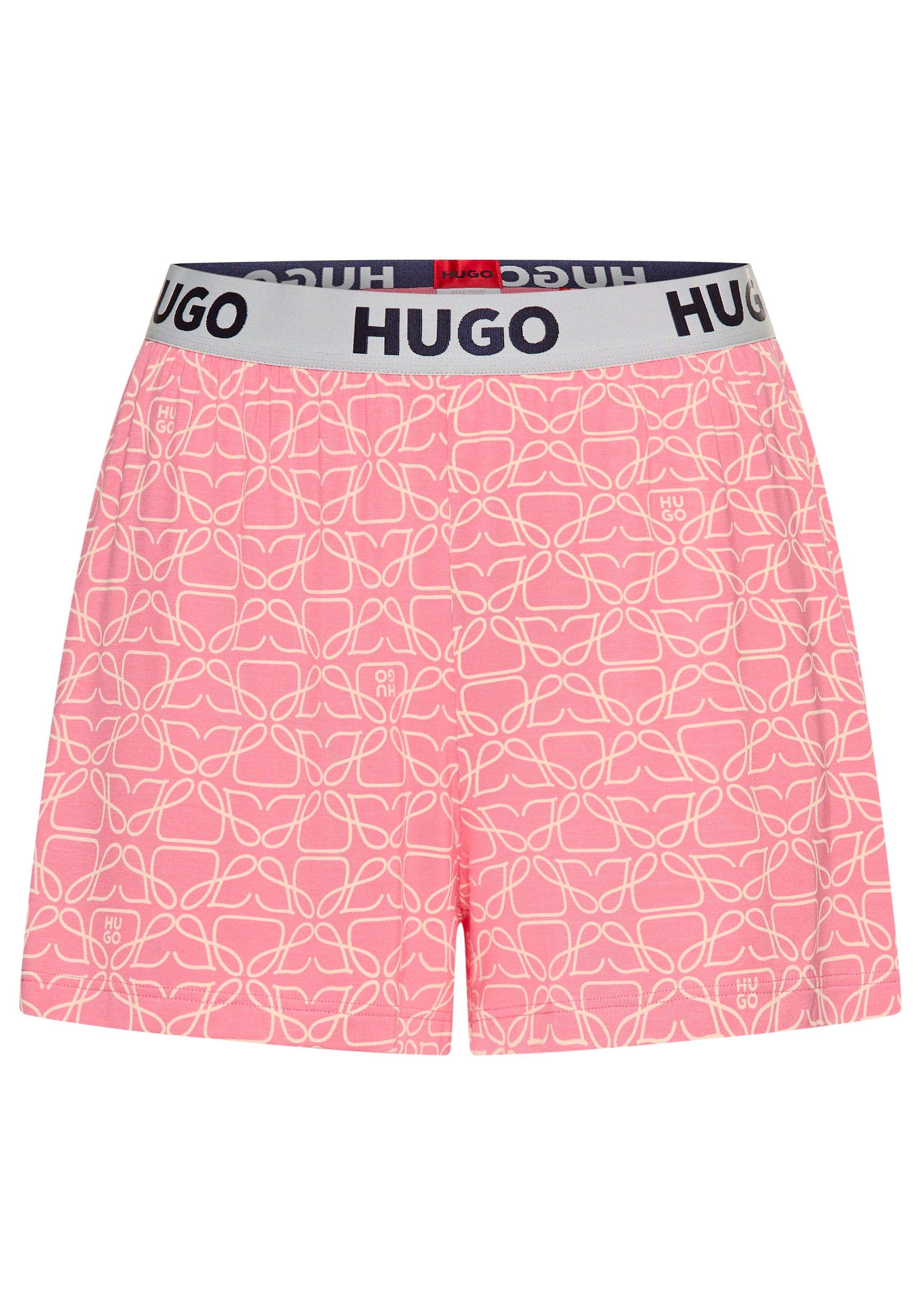 HUGO Underwear Schlafshorts »UNITE Shorts«, mit Hugo Logo-Elastiktape am Bund