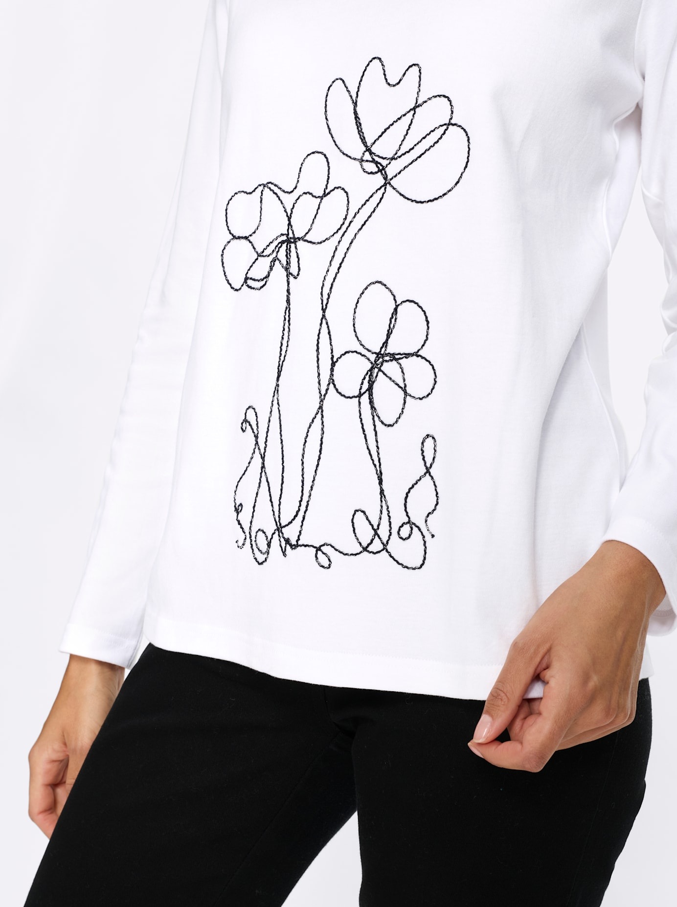 Inspirationen Langarmshirt »Rundhals-Shirt« 1
