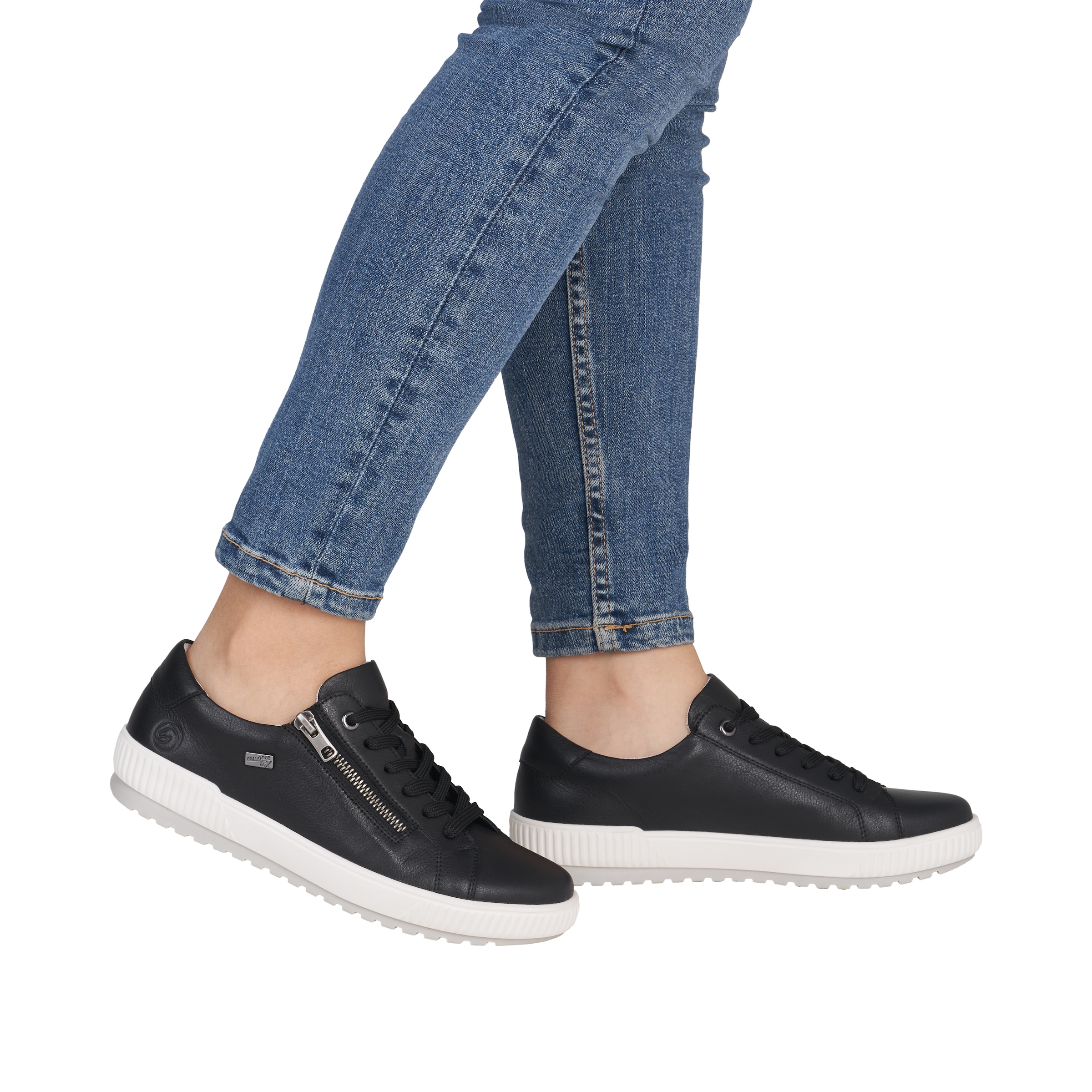 Remonte Sneaker  Freizeitschuh, Halbschuh mit seitlichem Reißverschluss und TEX-Membran