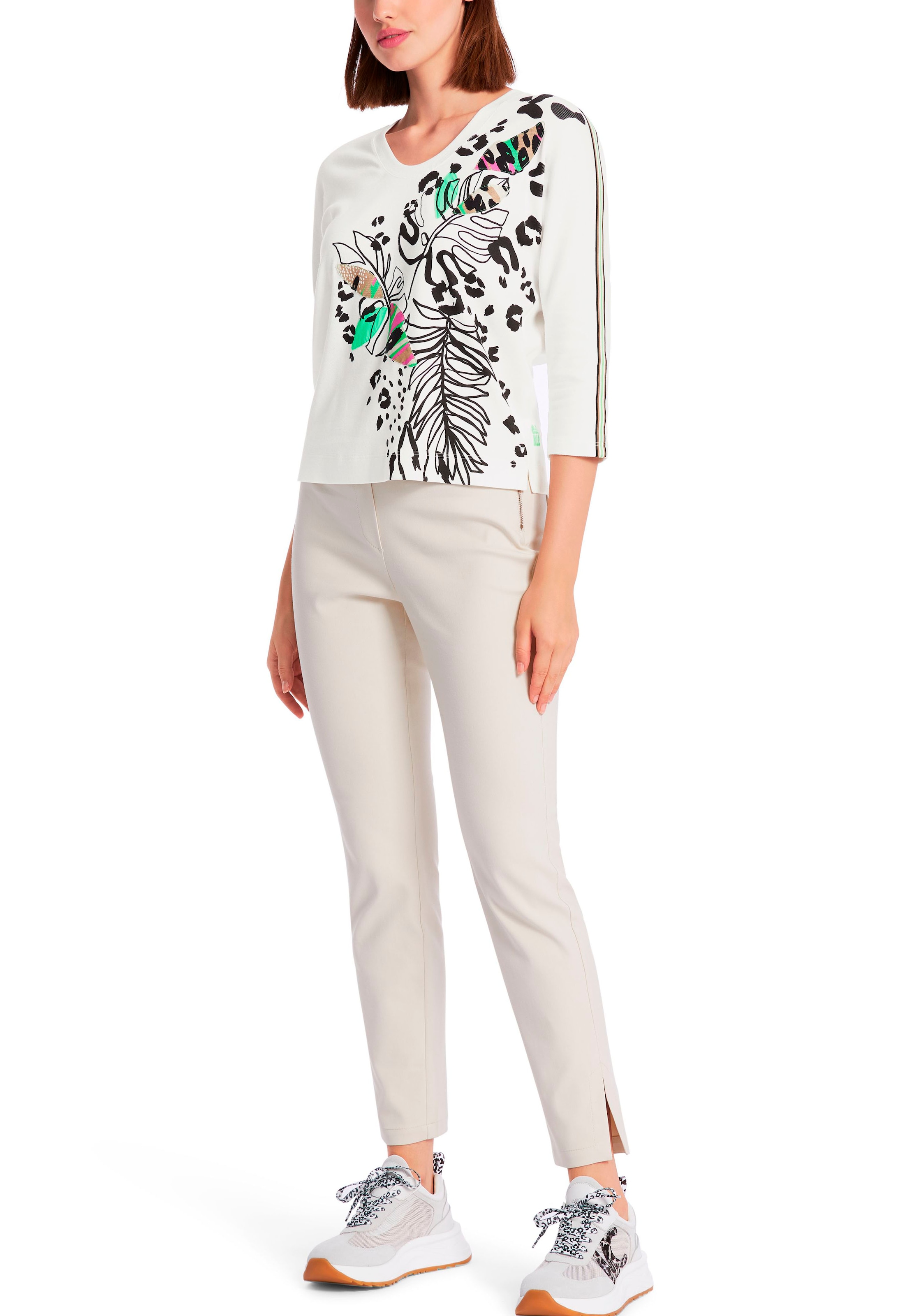 Marc Cain T-Shirt Motiv-Print Animal kaufen bei mit Kimono-T-Shirt »\