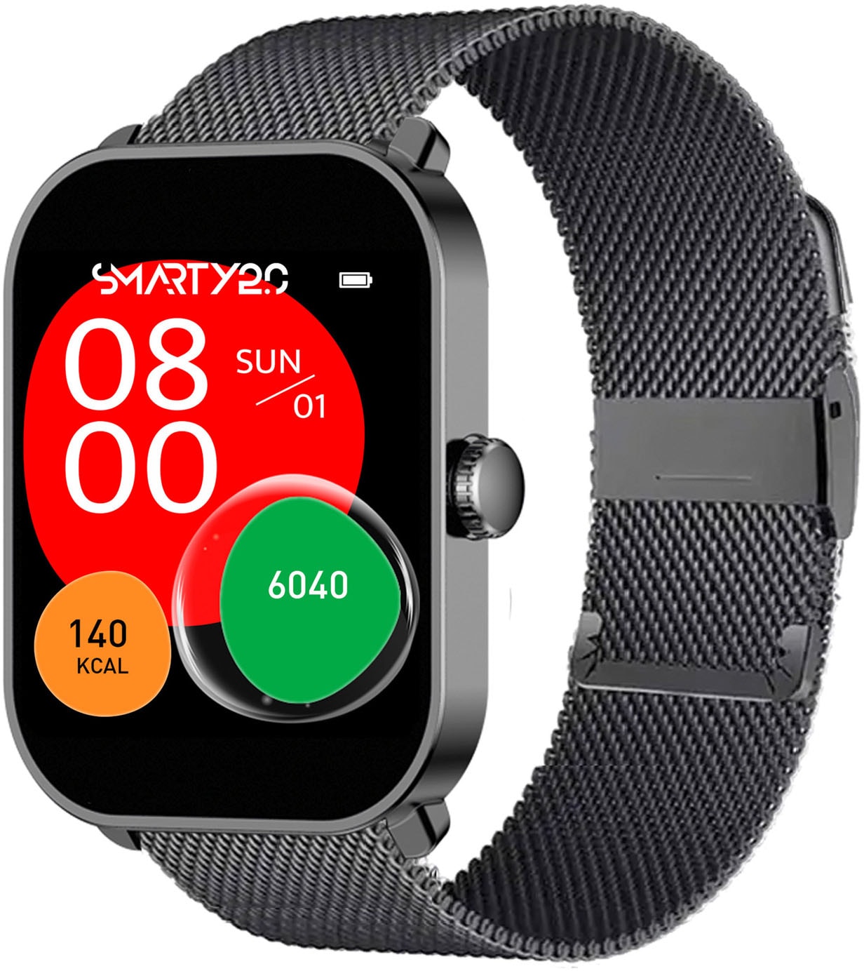 SMARTY 2.0 Smartwatch »Smarty 2.0«, (/ 1,78 Zoll),)