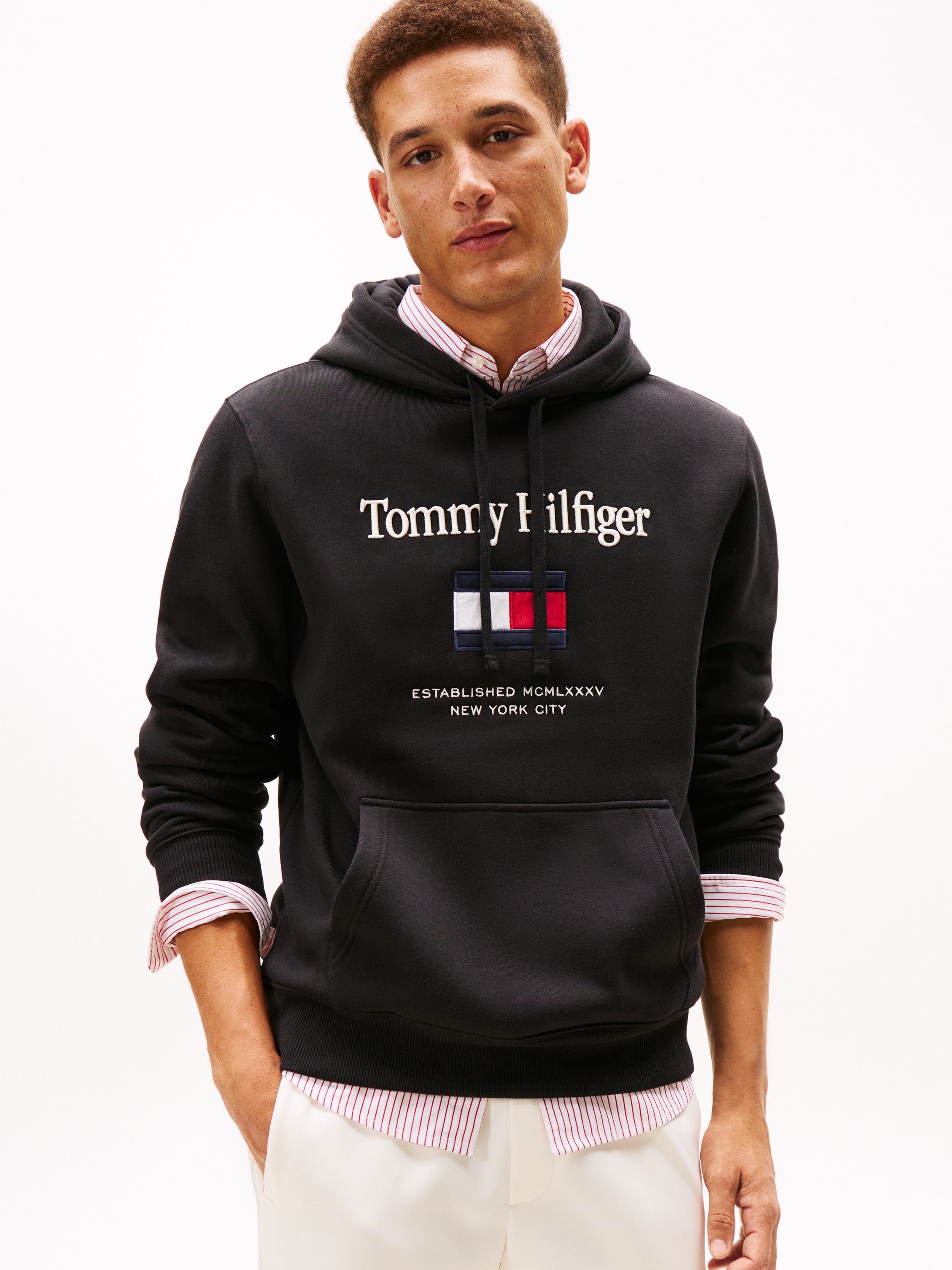 Tommy Hilfiger Hoodie »TOMMY EMBRO FLAG«
