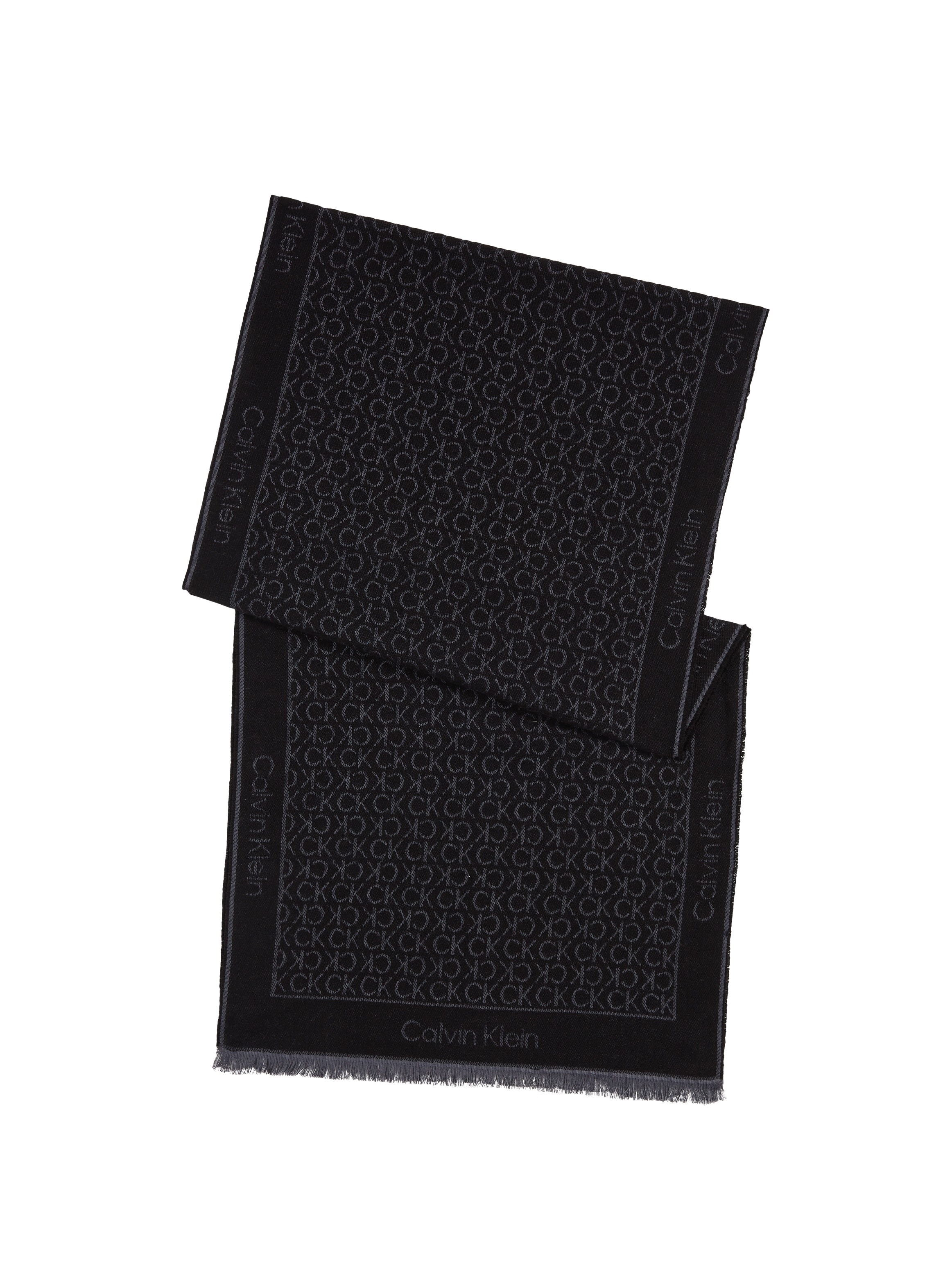 Calvin Klein Schal »MONOGRAM JACQUARD SCARF 40X180«