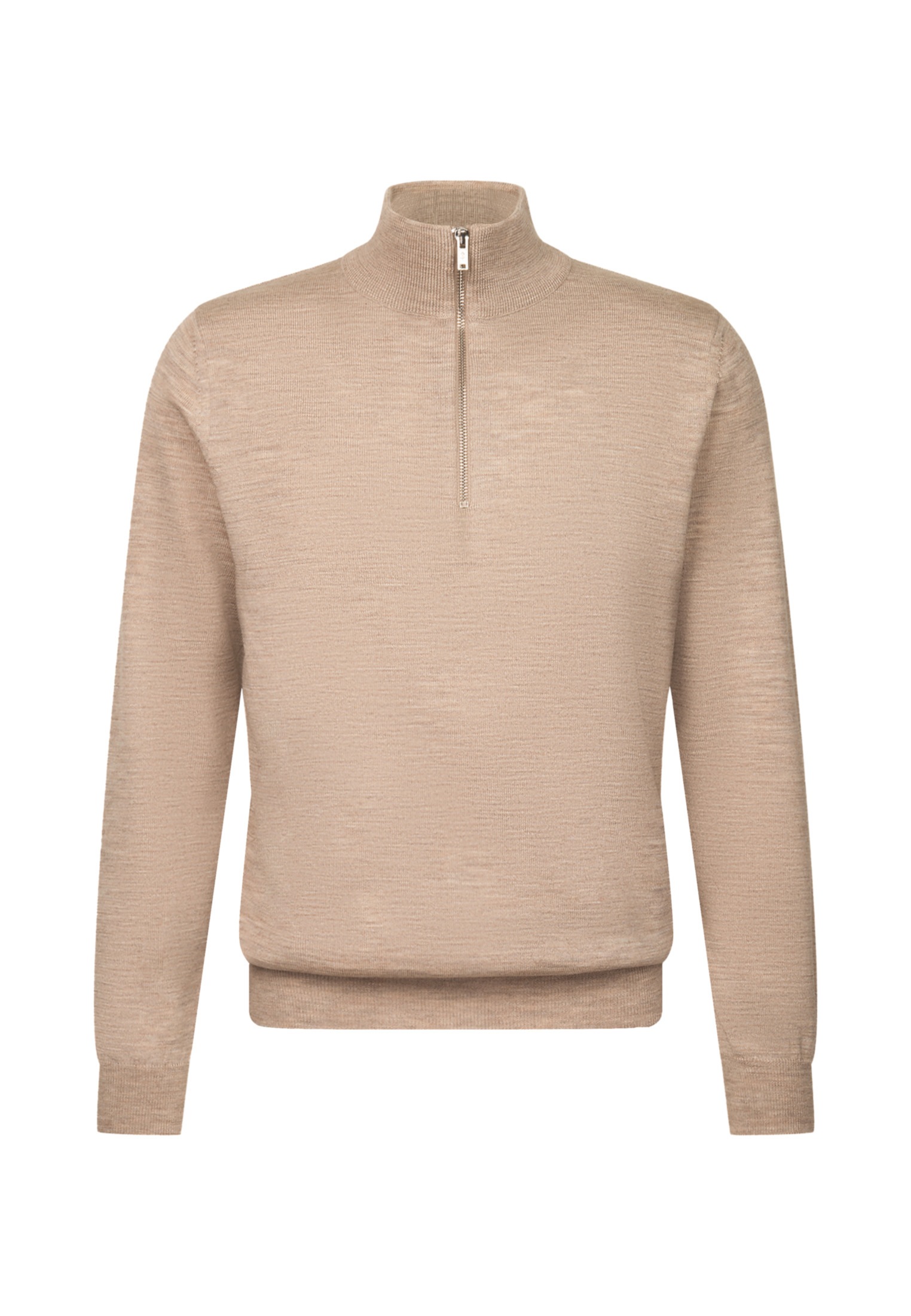 seidensticker Strickpullover »Schwarze Rose«, Quarter Zip Uni