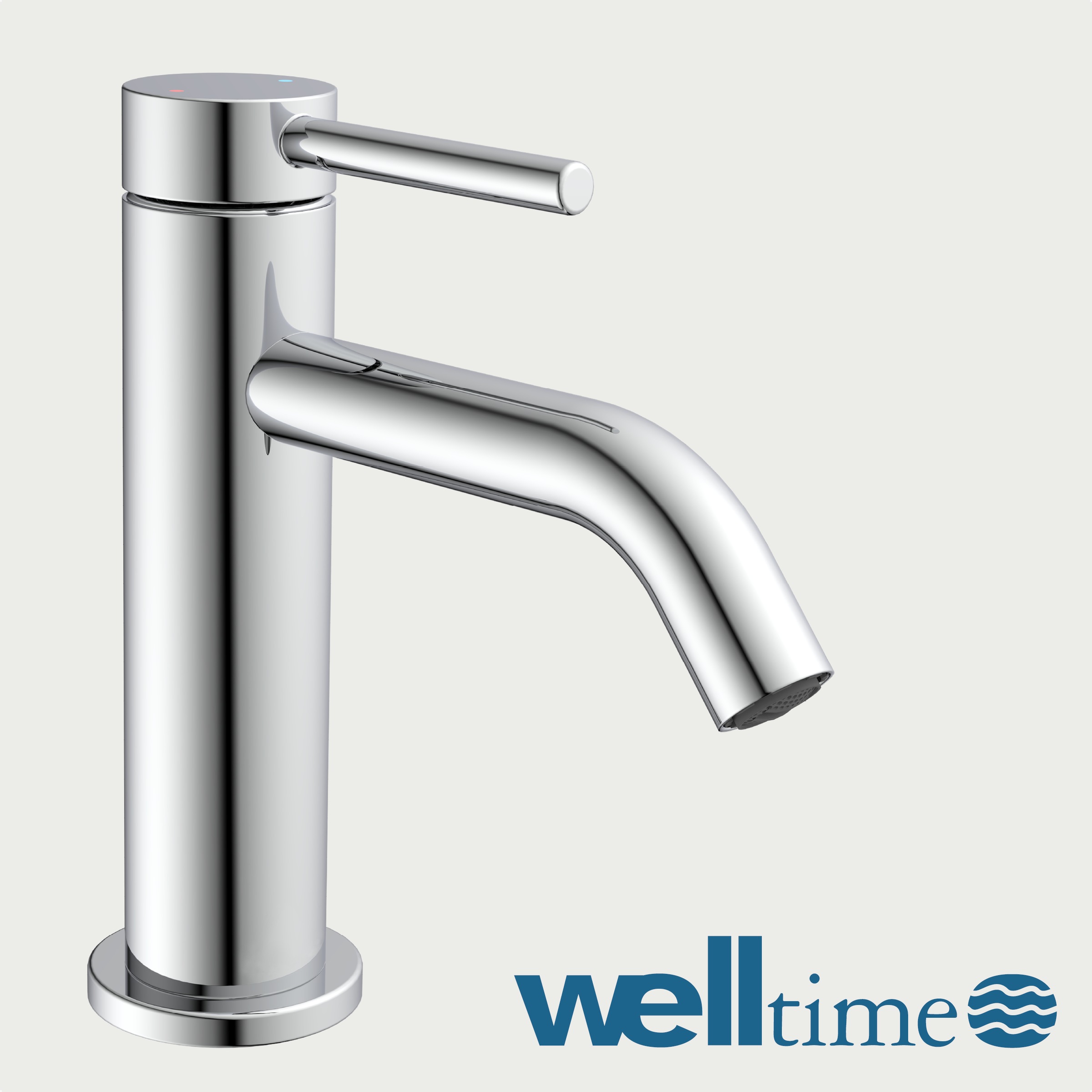 welltime Waschtischarmatur »Toscana« reduzierter Wasserverbrauch durch Eco-Click-Funktion