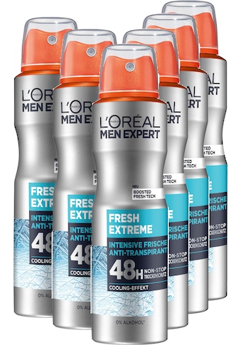 L'ORÉAL PARIS MEN EXPERT Deo-Spray »Deo Spray Fresh Extreme«, (Packung, 6 tlg.) kaufen