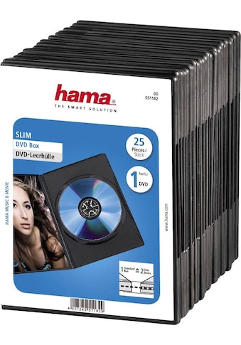 DVD-Hülle »DVD-Leerhülle Slim, 25er-Pack, Schwarz Schutzhülle«