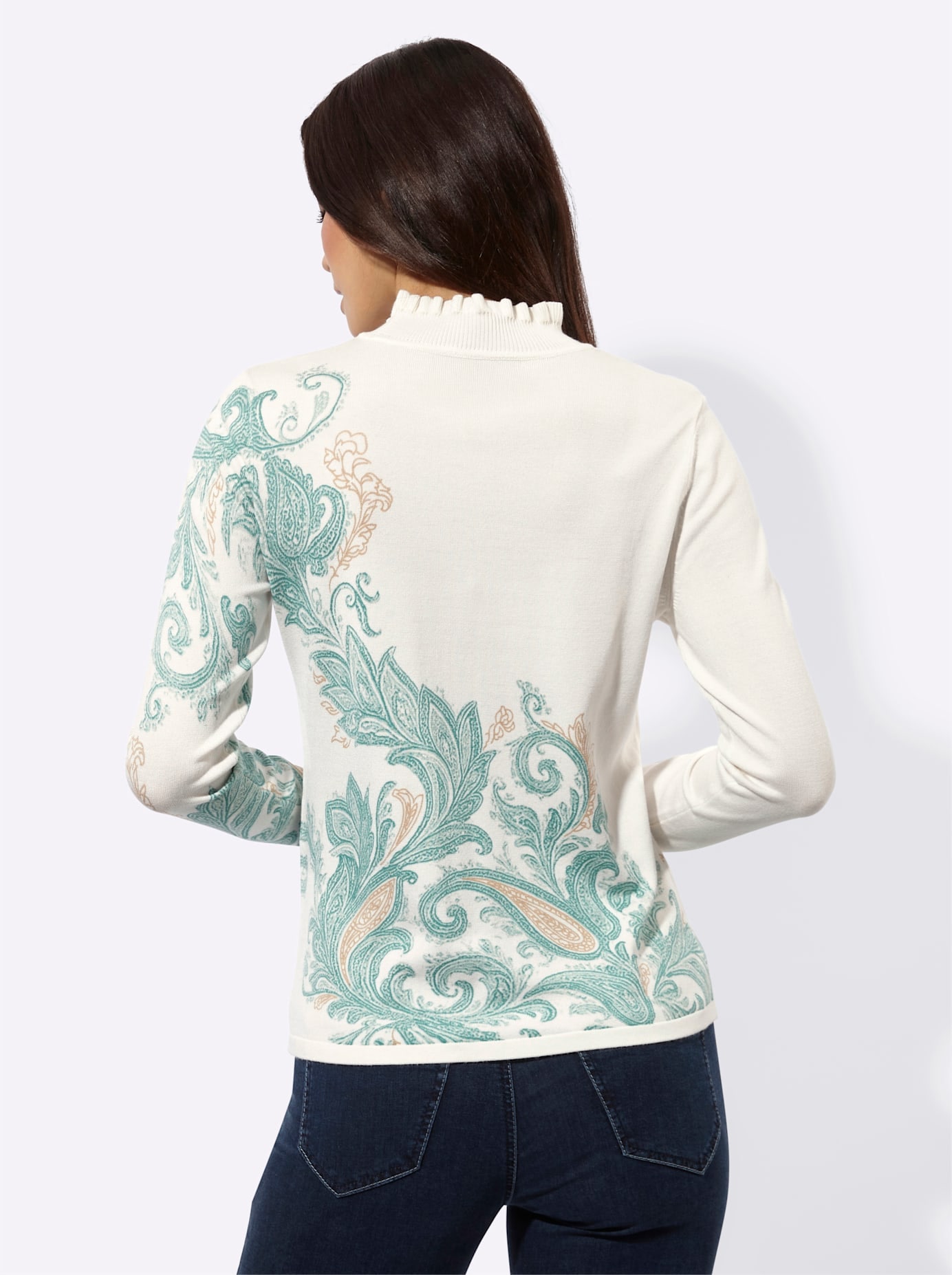 creation L Strickpullover »Druck-Pullover«