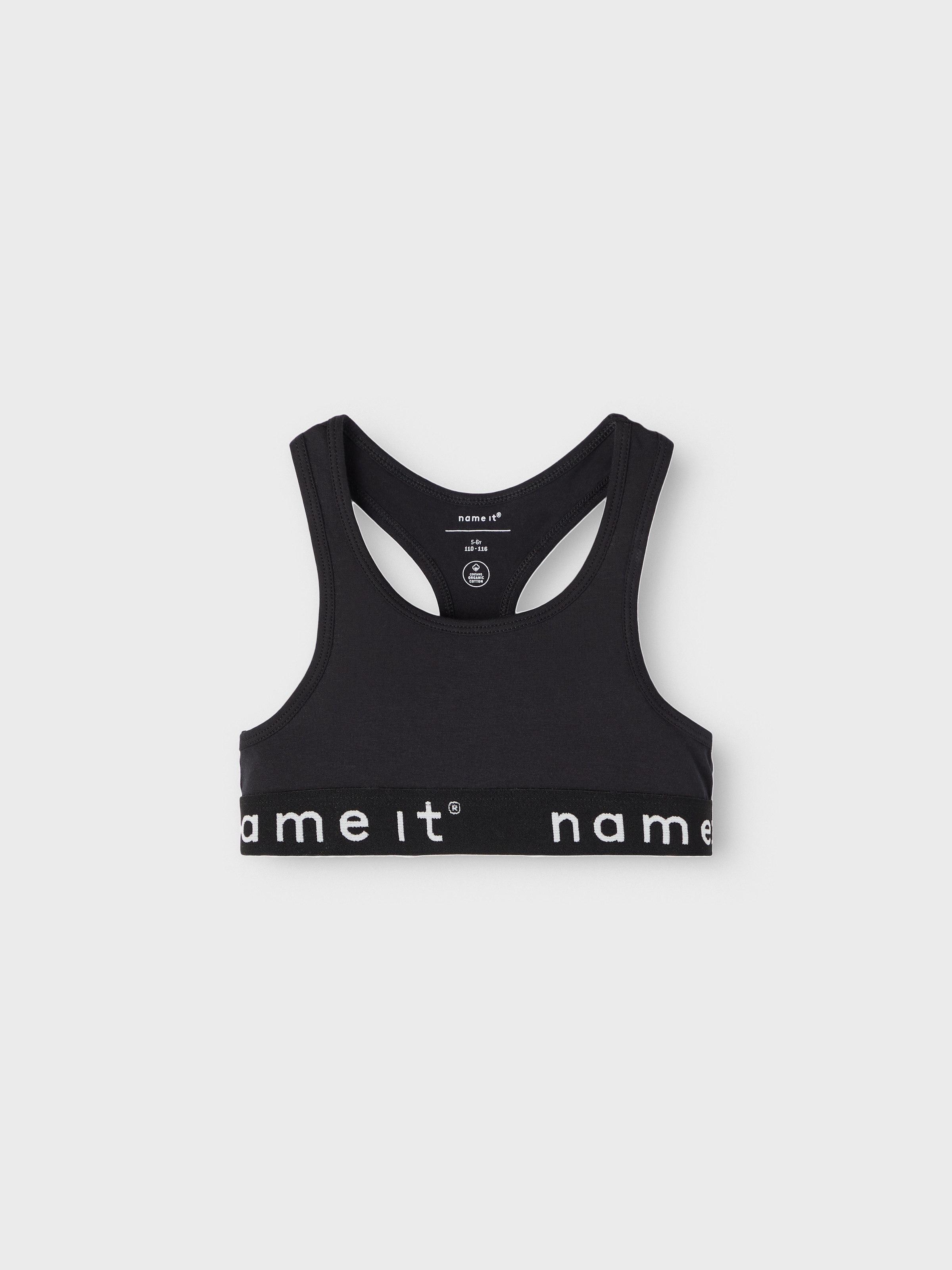 Name It Bustier »NKFSHORT TOP 2P NOOS« Packung, 2 unifarben, casual, körpernah, Baumwolle