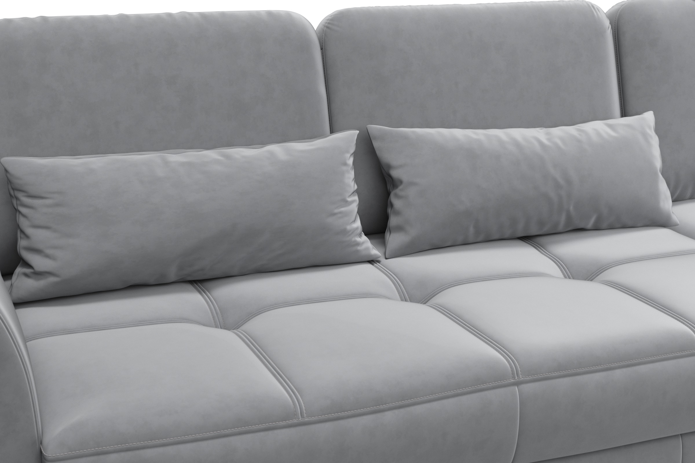 sit&more Ecksofa »Bendigo L-Form« inklusive Sitztiefenverstellung, Bodenfreiheit 15 cm, in 2 Fußfarben