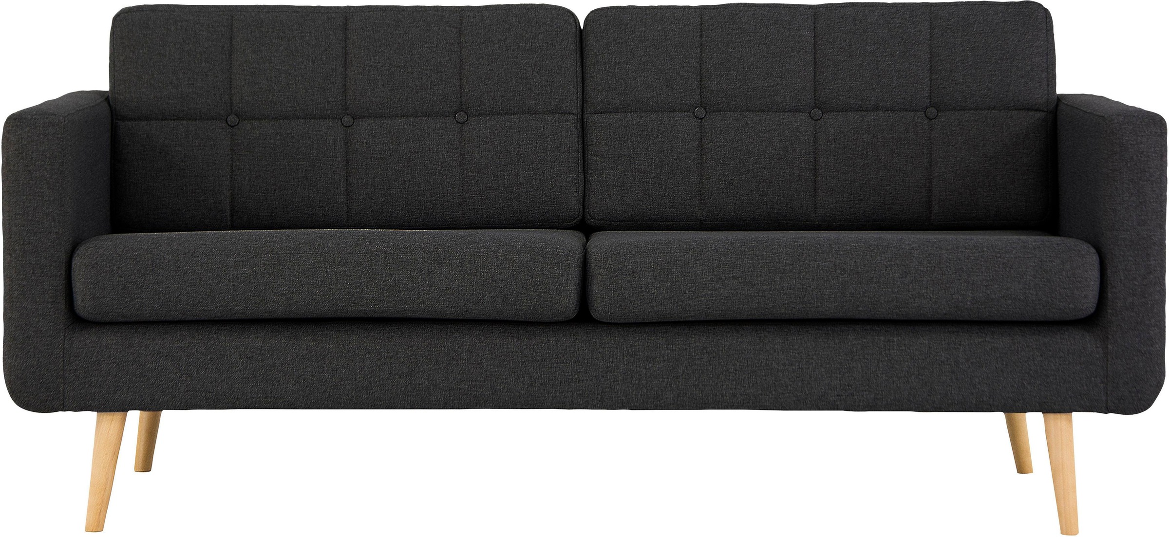 Home affaire 3-Sitzer »Brest«, mit Knopfheftung und Steppung im Rücken, geradliniges Design