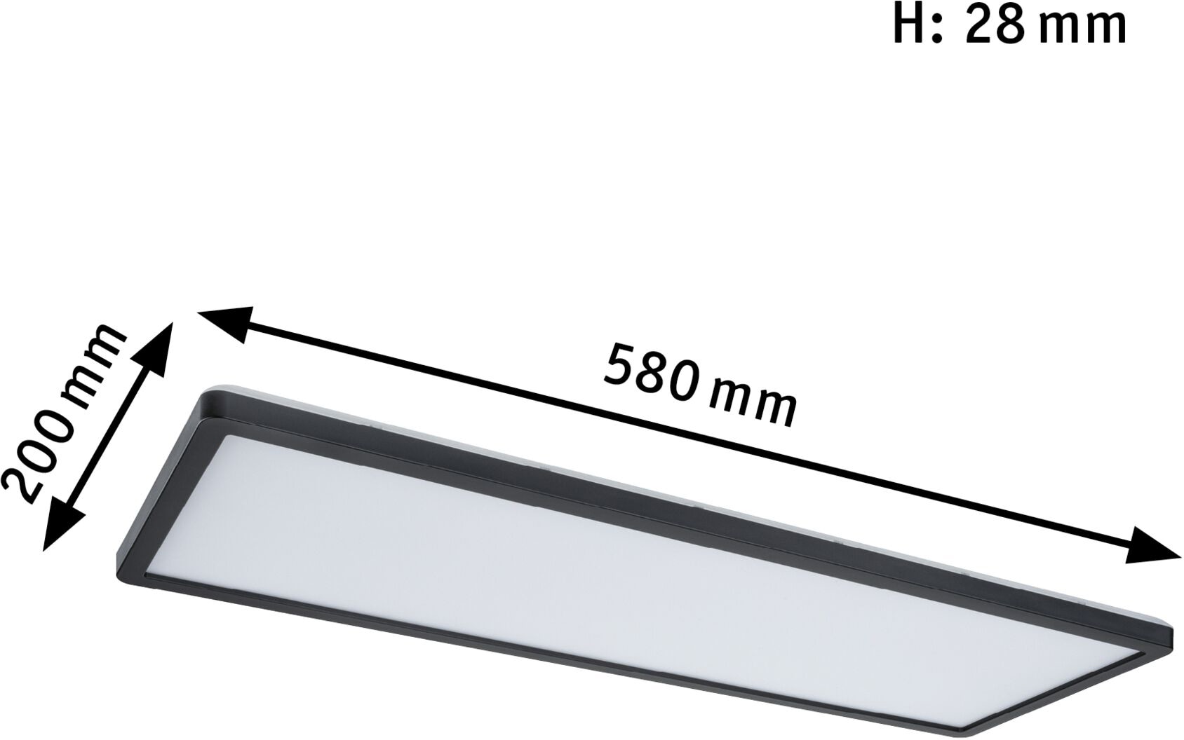 Paulmann LED Panel »Atria Shine«, 1 flammig