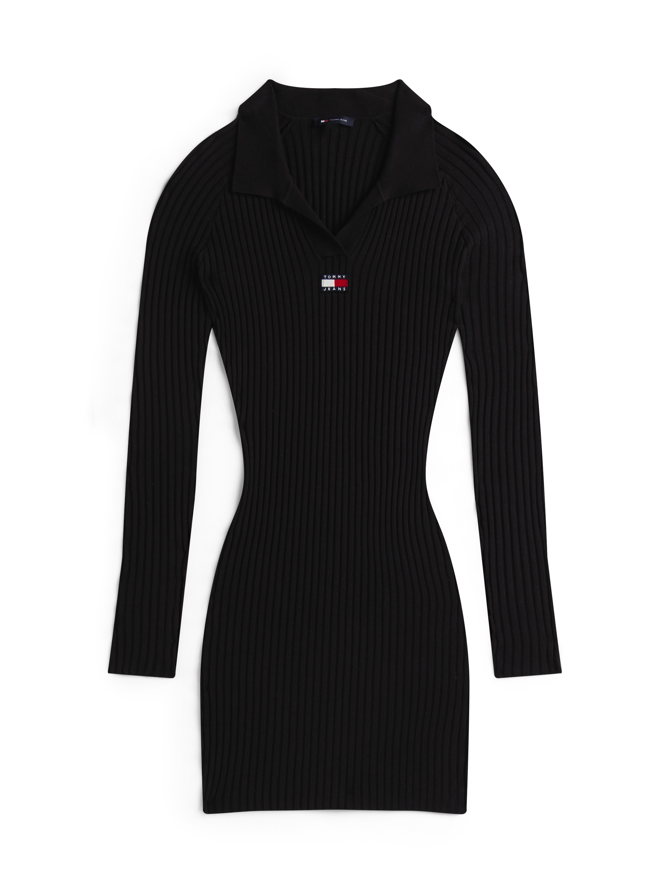 Tommy Jeans Sweatkleid »TJW COLLAR BADGE SWEATER DRESS«