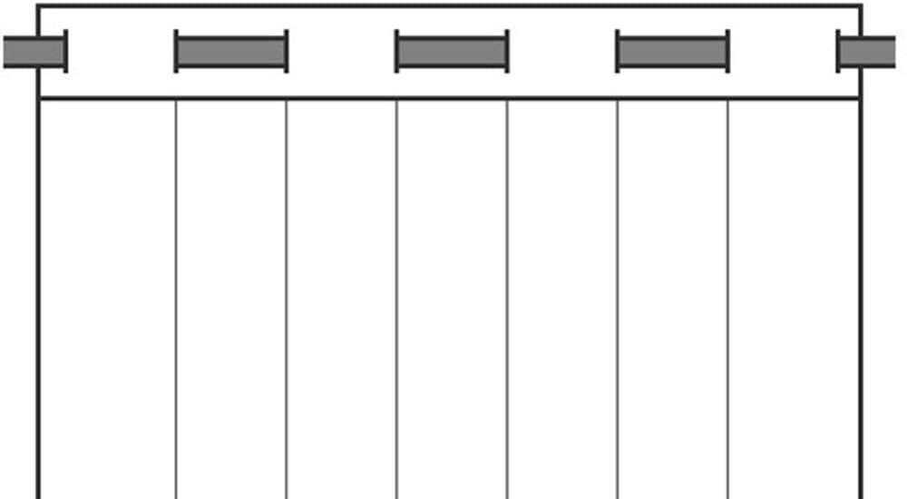 Neutex for you! Vorhang »Linessa« Ösen 1 Stk. tlg. Ösenschal mit Metallösen, Breite 137 cm, nach Maß