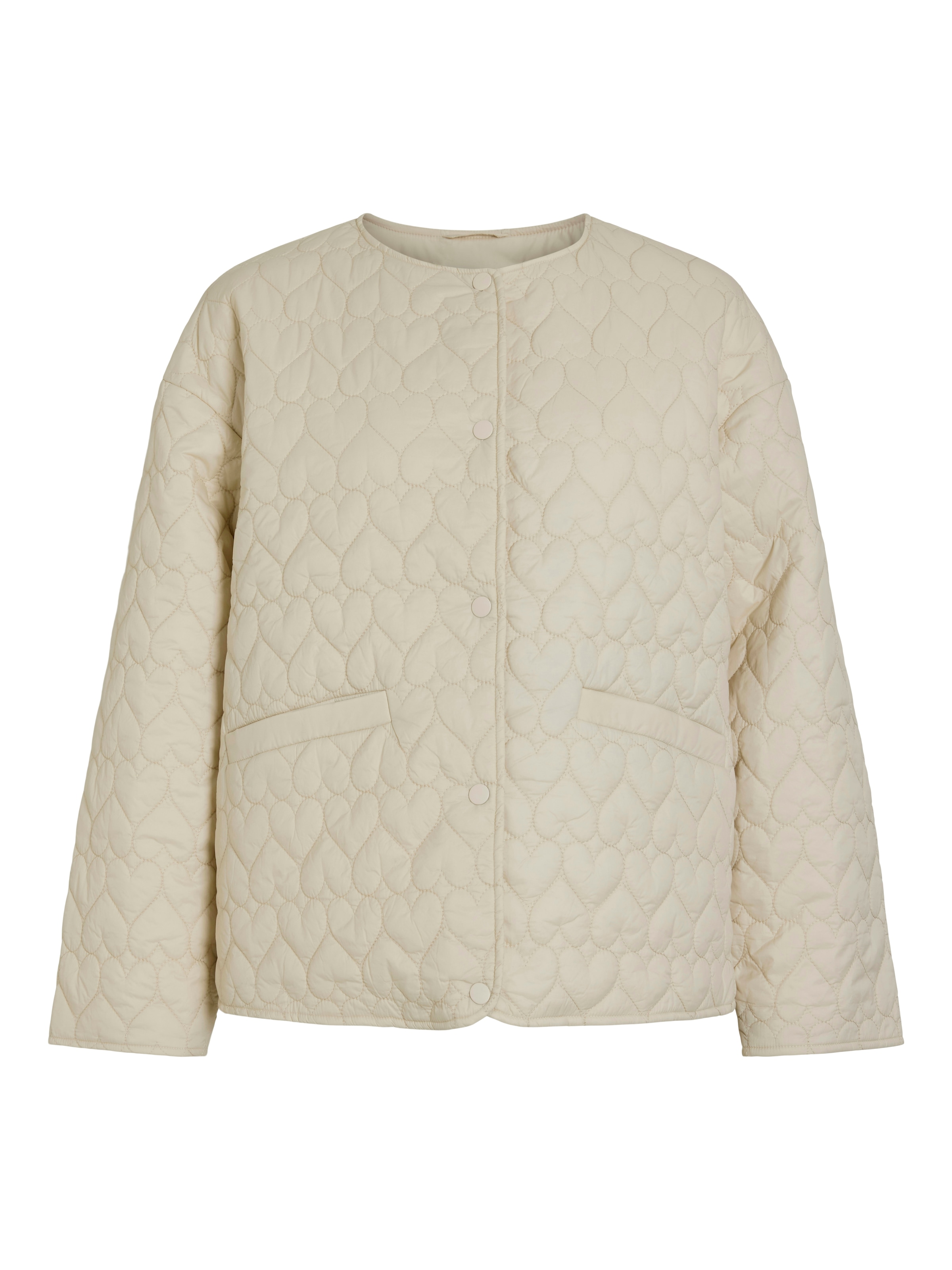 Vila Steppjacke »VISILLA L/S QUILTED JACKET«, ohne Kapuze