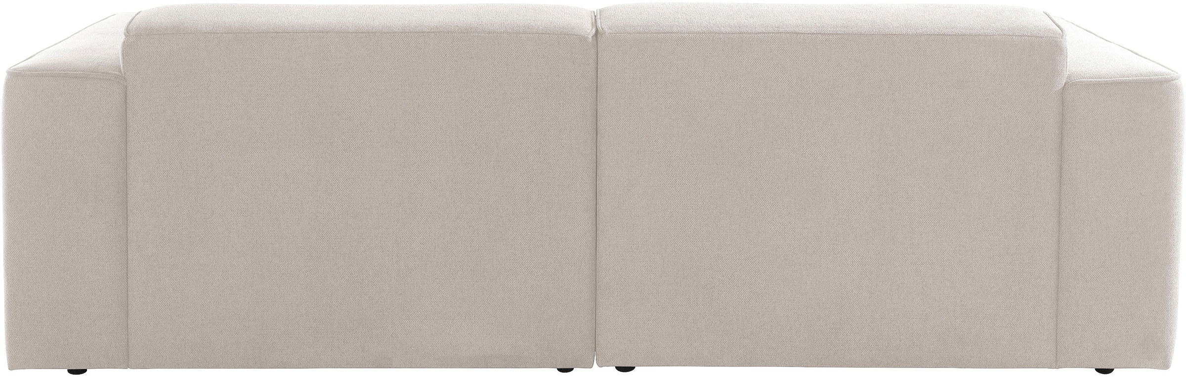 andas Ecksofa »Noord«, mit Kedernaht, Breite 234 cm, Cord, Struktur, Webstoff