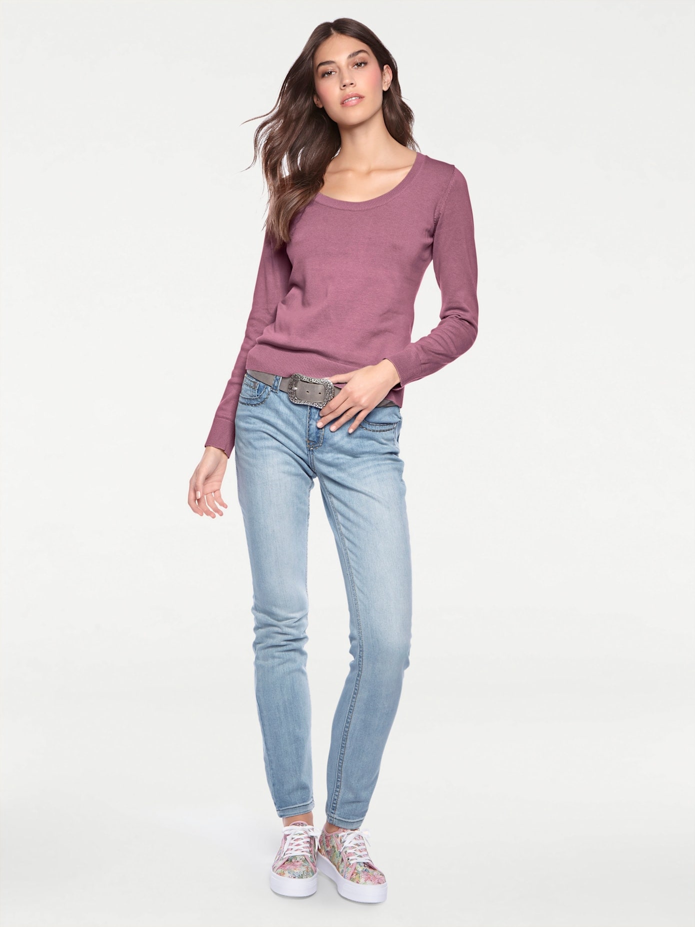 heine Rundhalspullover »Rundhals-Pullover«