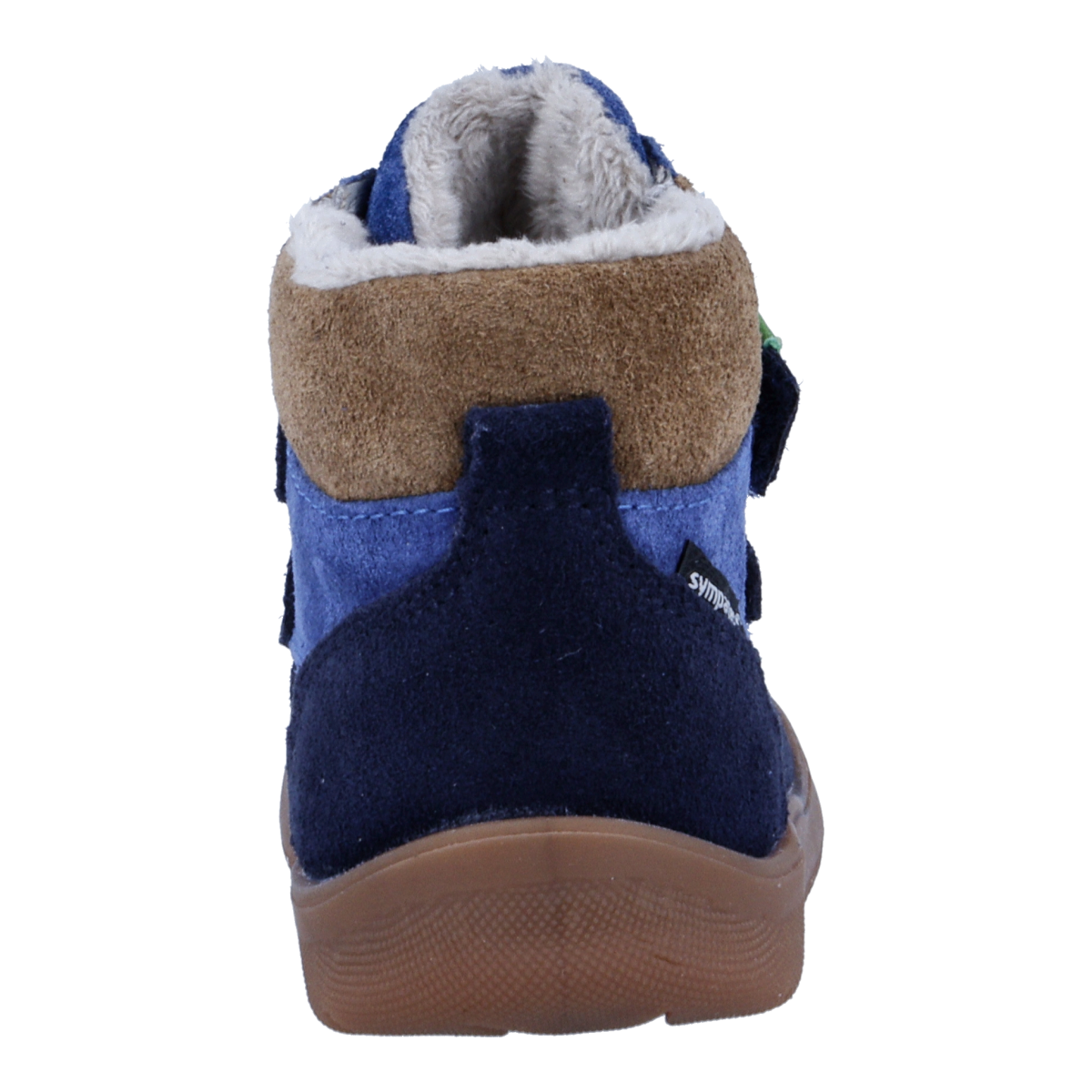 Richter Barfußschuh »Samy Winter«  Klettschuh mit Kontrastbesätzen, Größenschablone zum Download