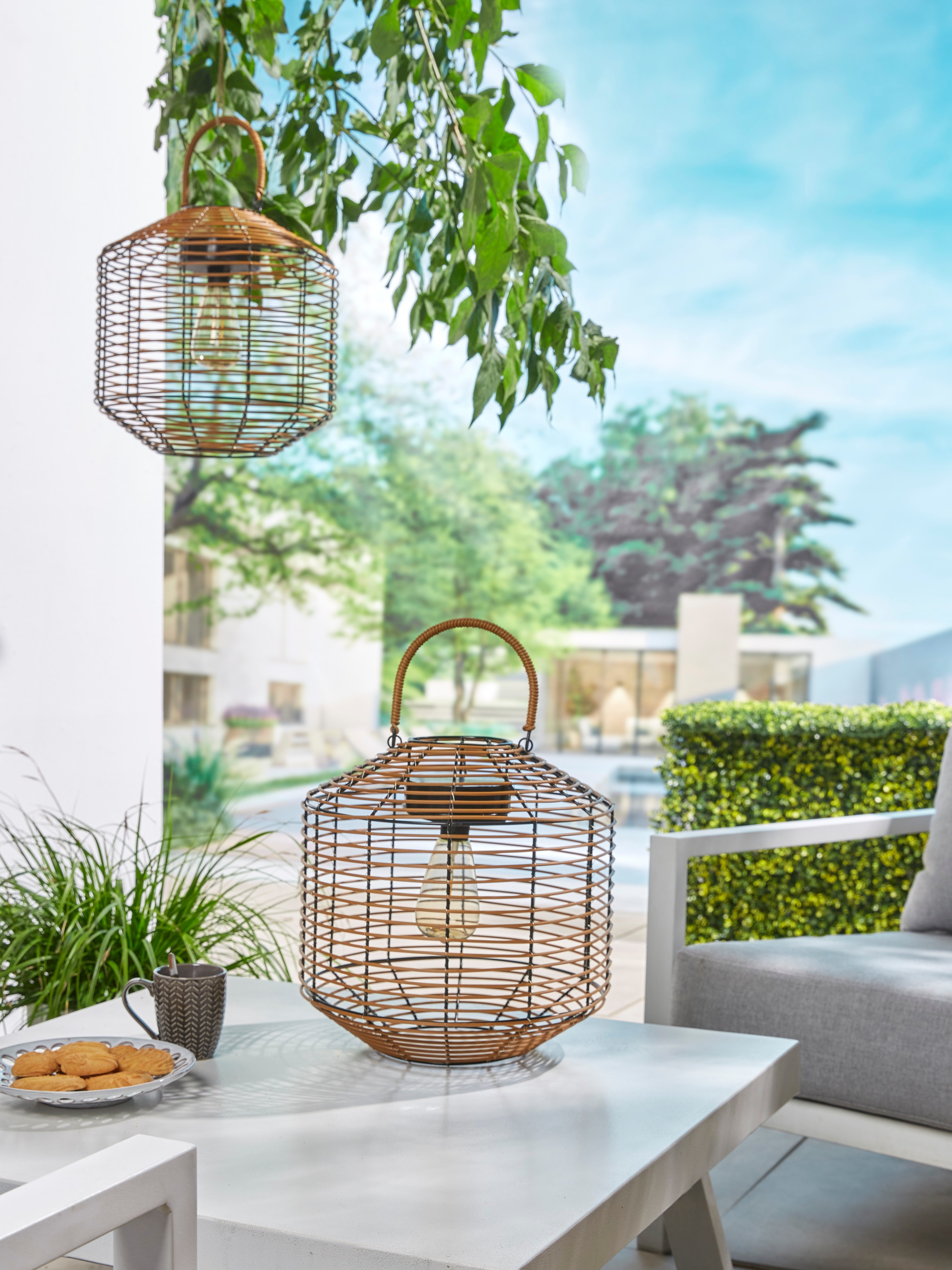 LUXFORM Gartenleuchte »Luxform USB Zafra« LED-Modul 1 Stk. Warmweiß LED-Gartenleuchte, Akkubetrieben, aufladbar über USB