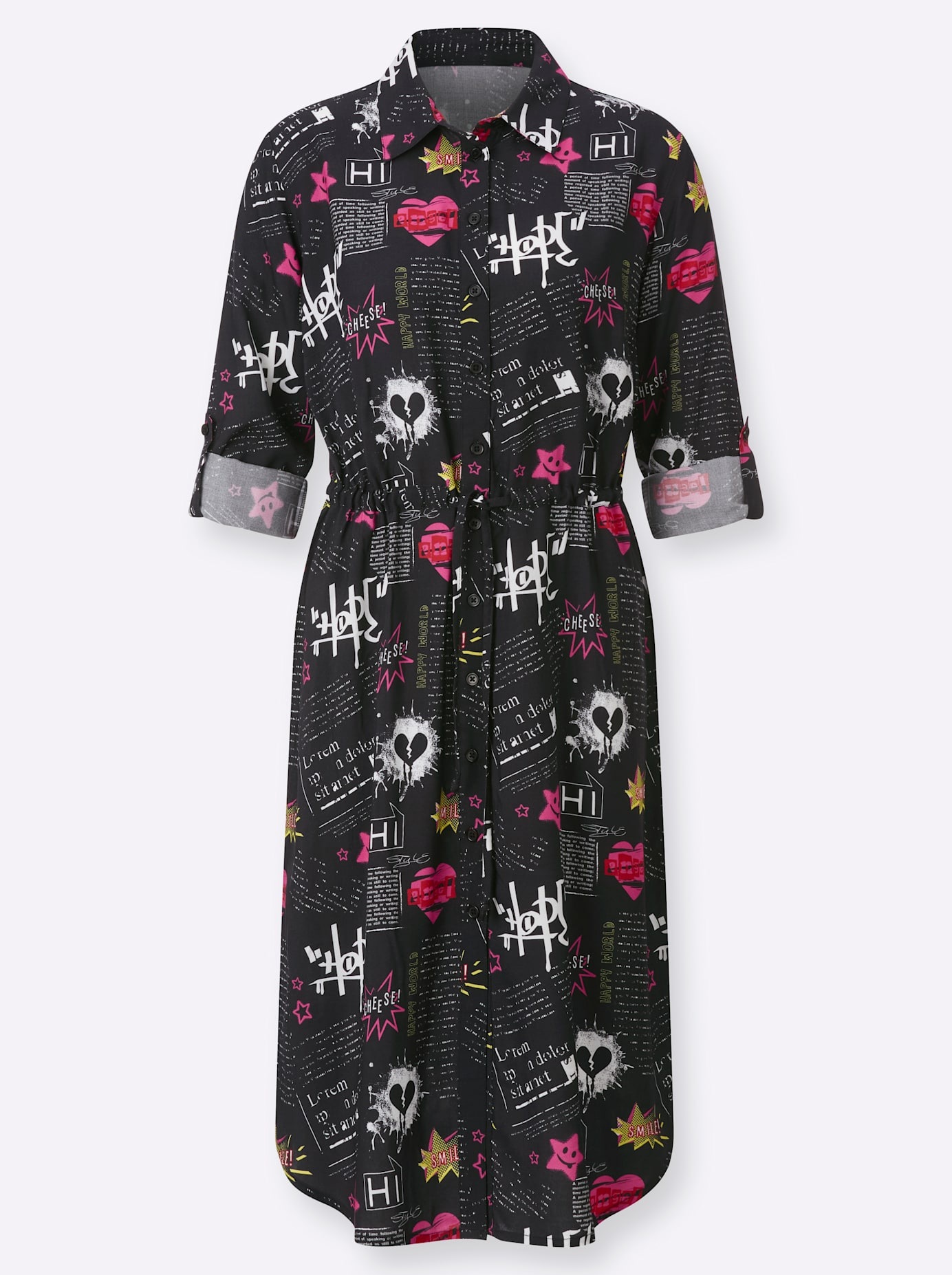 Inspirationen Hemdblusenkleid »Kleid«