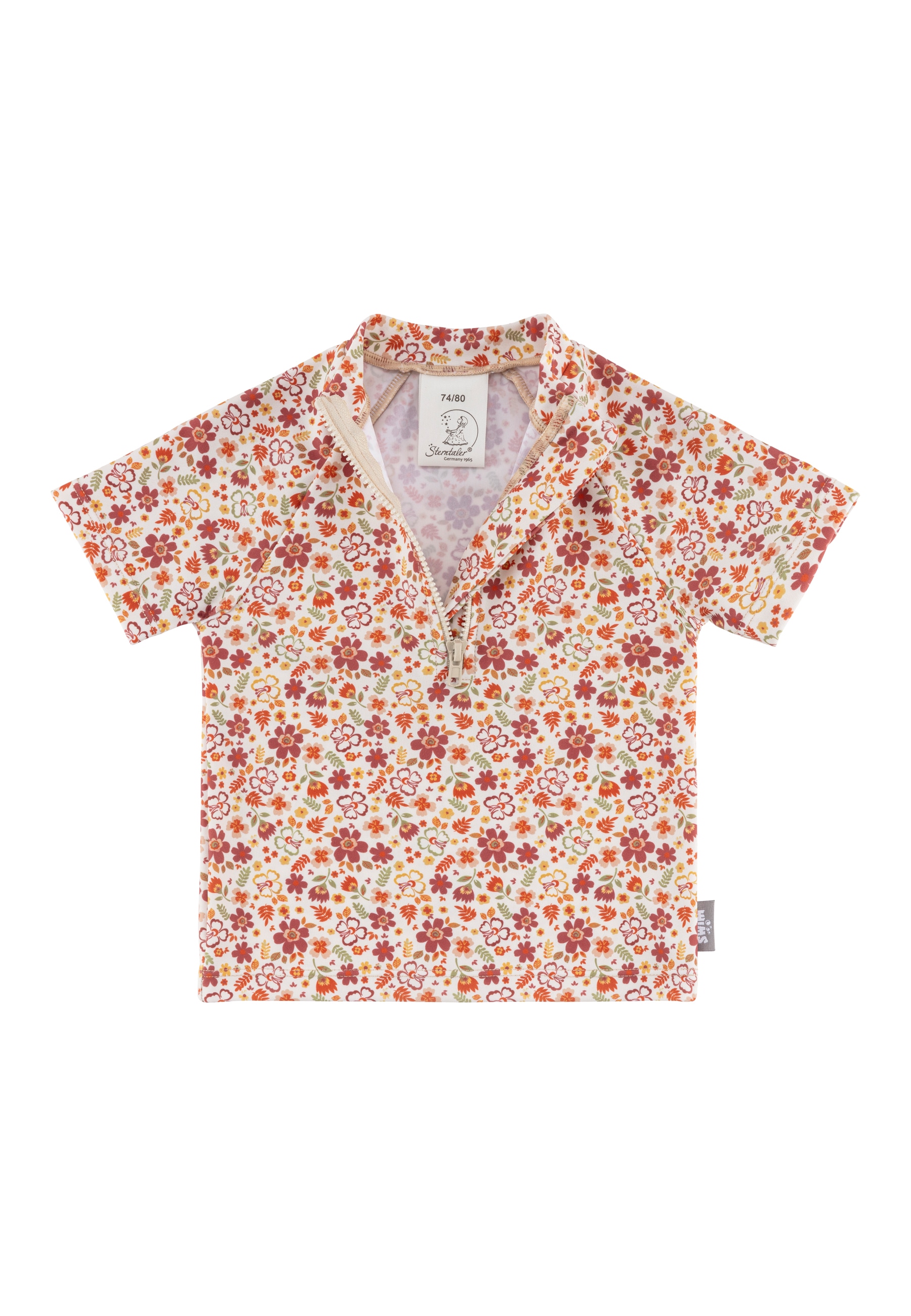 Sterntaler® Schwimmanzug »Badeshirt kurzarm Blumen«