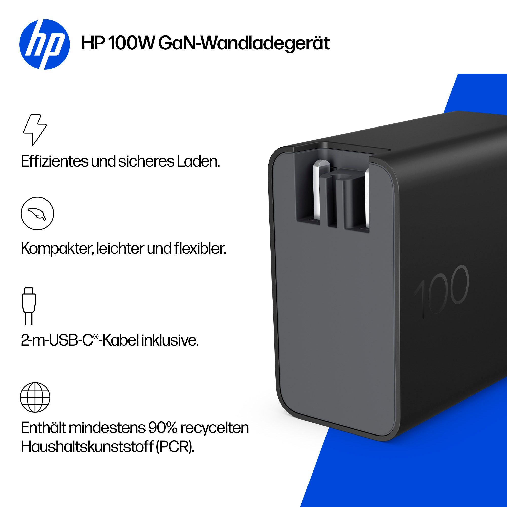 HP Netzteil »100W GaN-Wandladegerät«