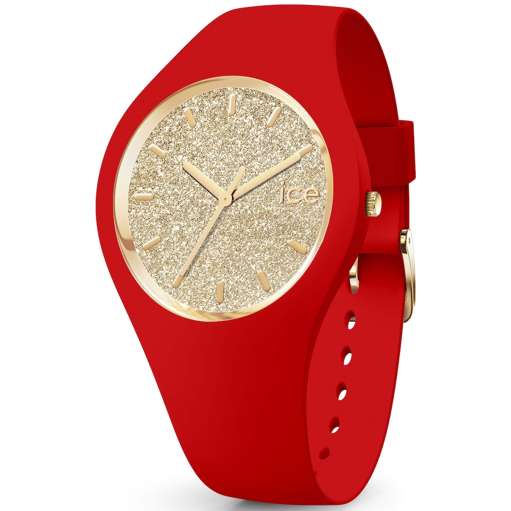 ice-watch Quarzuhr »ICE glitter Red passion M, 021080«