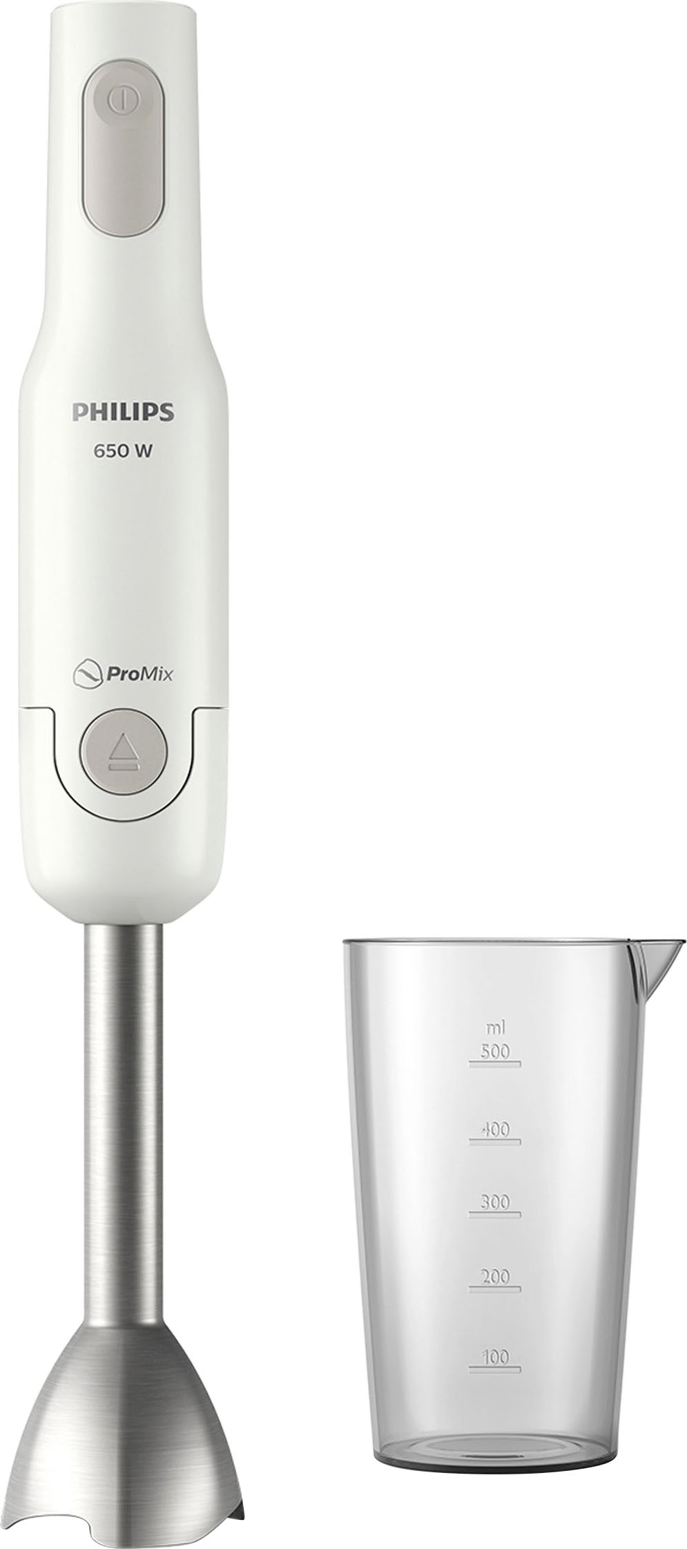 Philips Stabmixer »HR2534/00 Daily Collection ProMix«, 650 W, Metall Mixstab, inkl. Messbecher