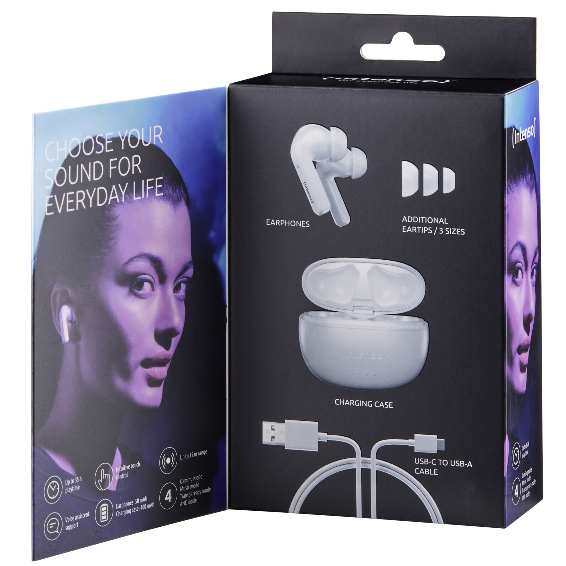 Intenso Kopfhörer »White Buds T302A«
