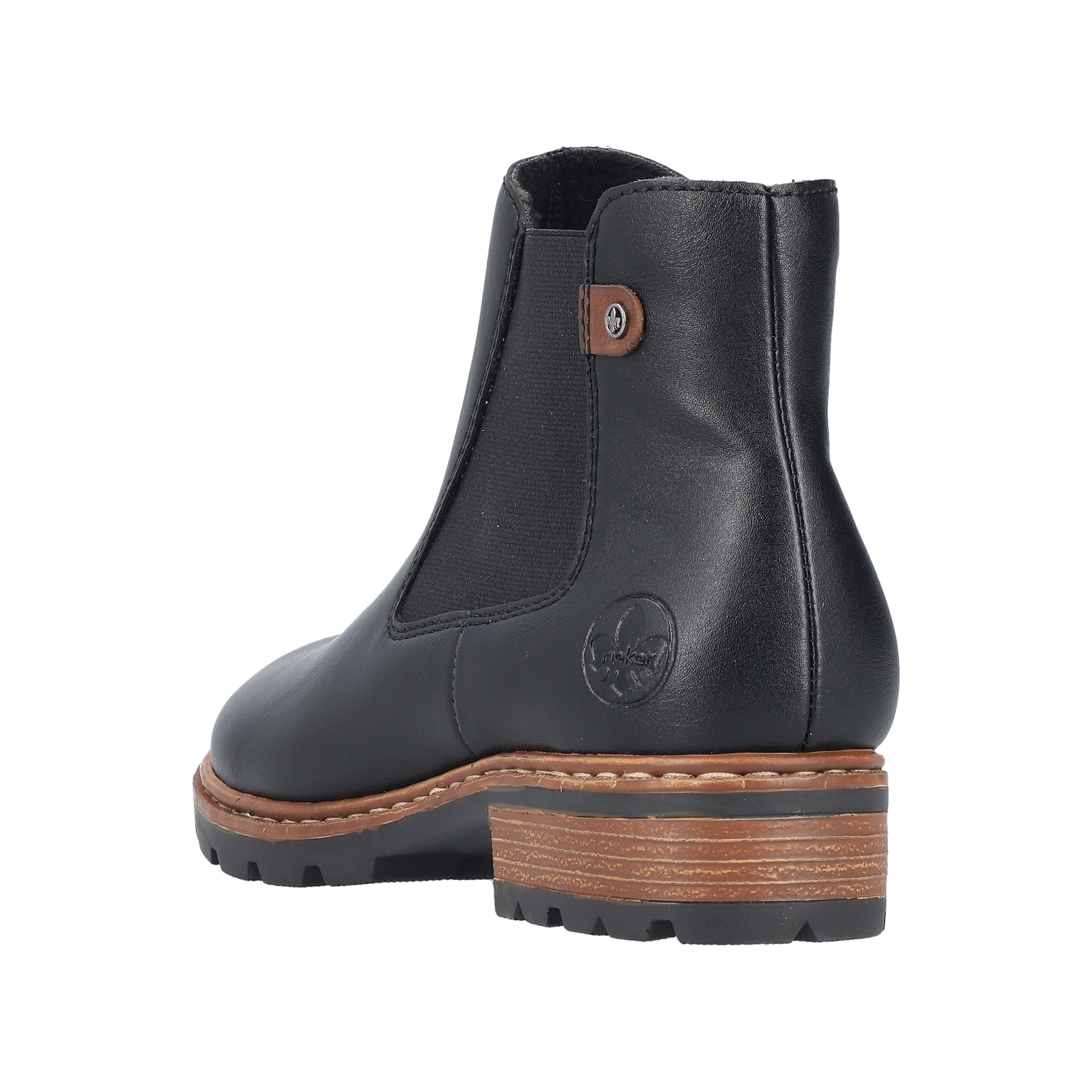 Rieker Chelseaboots  Stiefelette, Schlupfboots mit Stretch und Reißverschluss