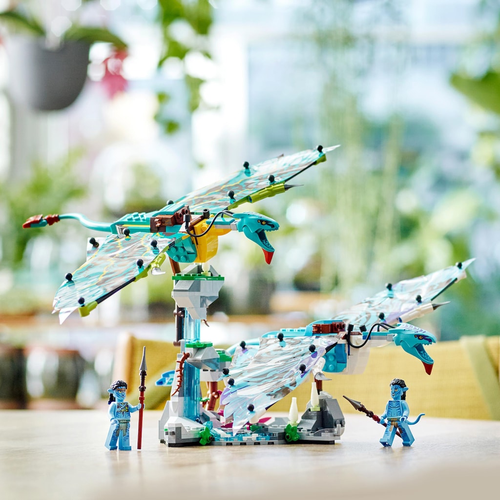 LEGO® Konstruktionsspielsteine »Jakes und Neytiris erster Flug auf einem Banshee (75572), LEGO® Avatar«, (572 St.)