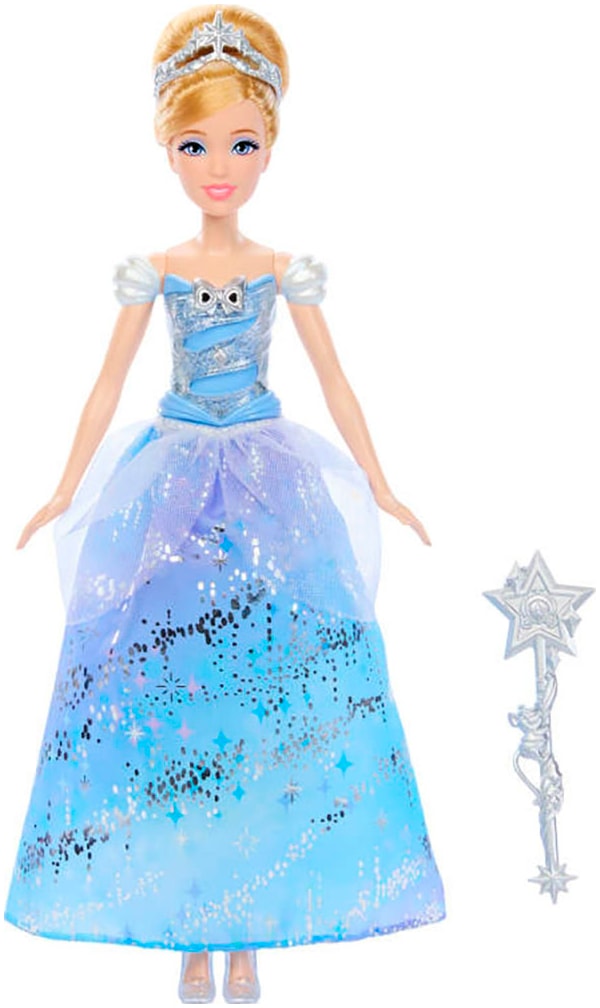 Mattel® Anziehpuppe »Disney Prinzessin, Cinderella-Puppe im bezaubernden Ballkleid«, mit Sond