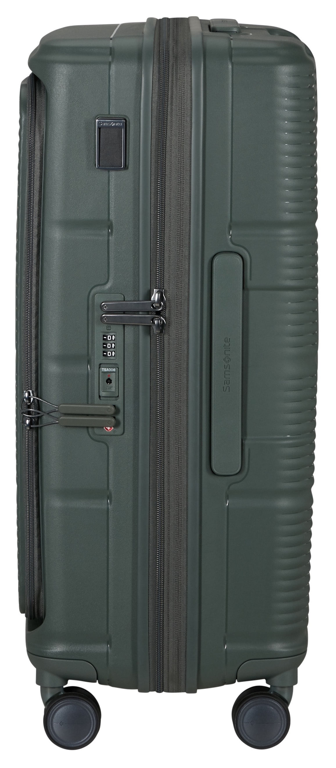 Samsonite Hartschalen-Trolley »PARALUX, verschiedene Größen und Farben« 72 l 4 Rollen Reisegepäck mit Frontfach Packwürfel Trennpolster